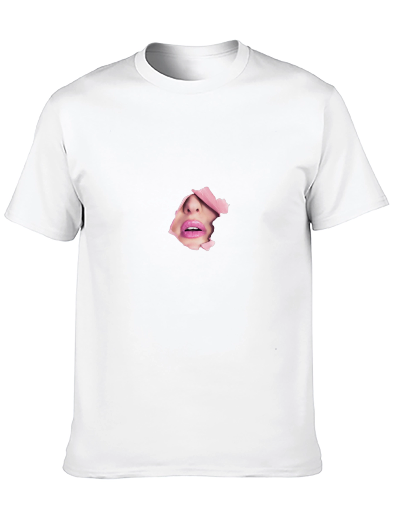 Ripped Paper Graphic Tee - Edgy & Unique