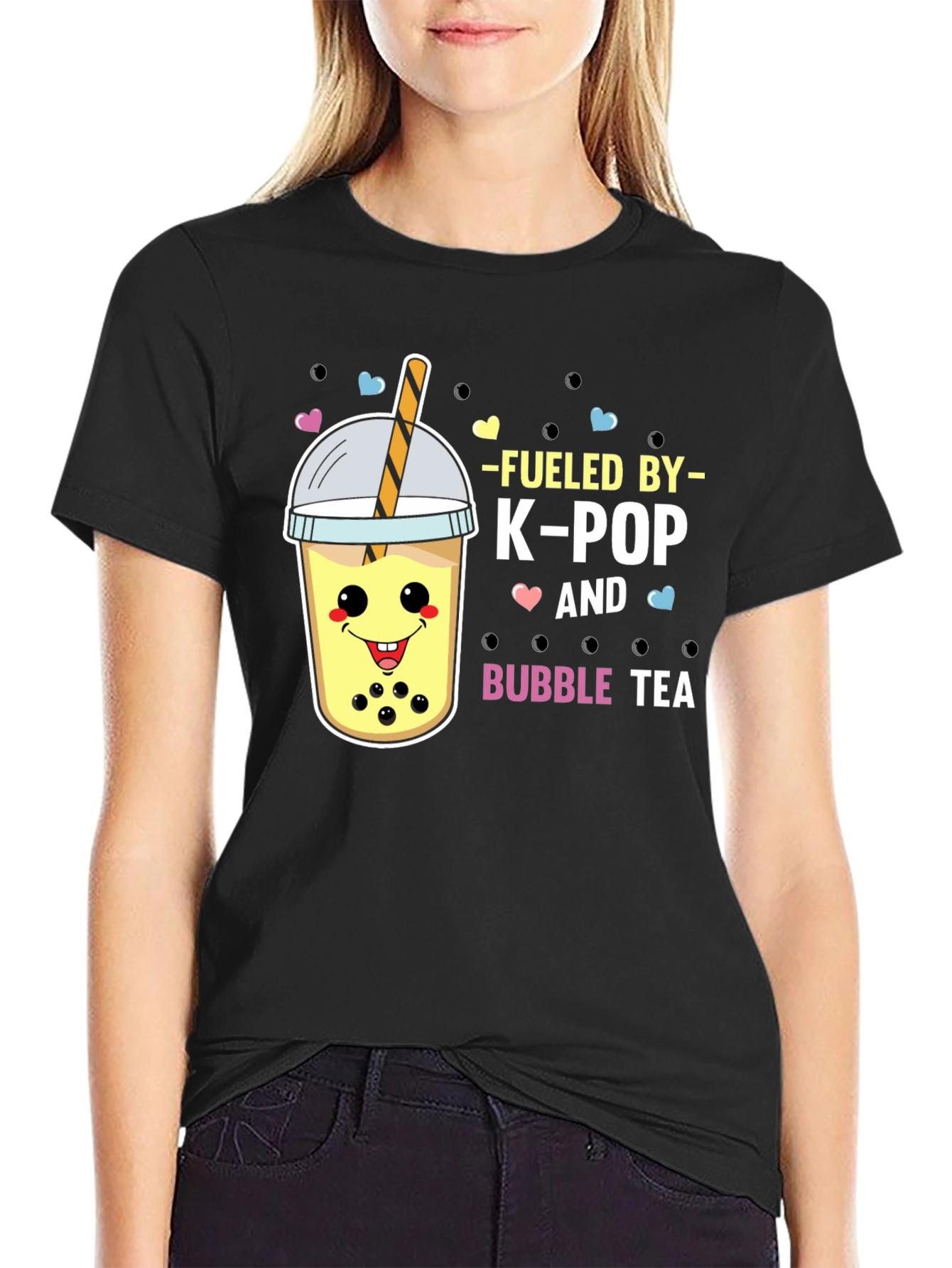K-Pop & Bubble Tea Graphic Tee