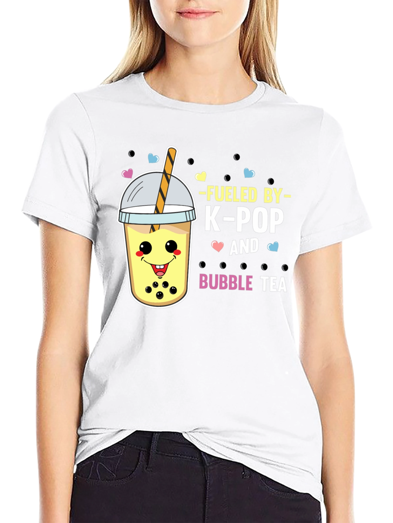 K-Pop & Bubble Tea Graphic Tee