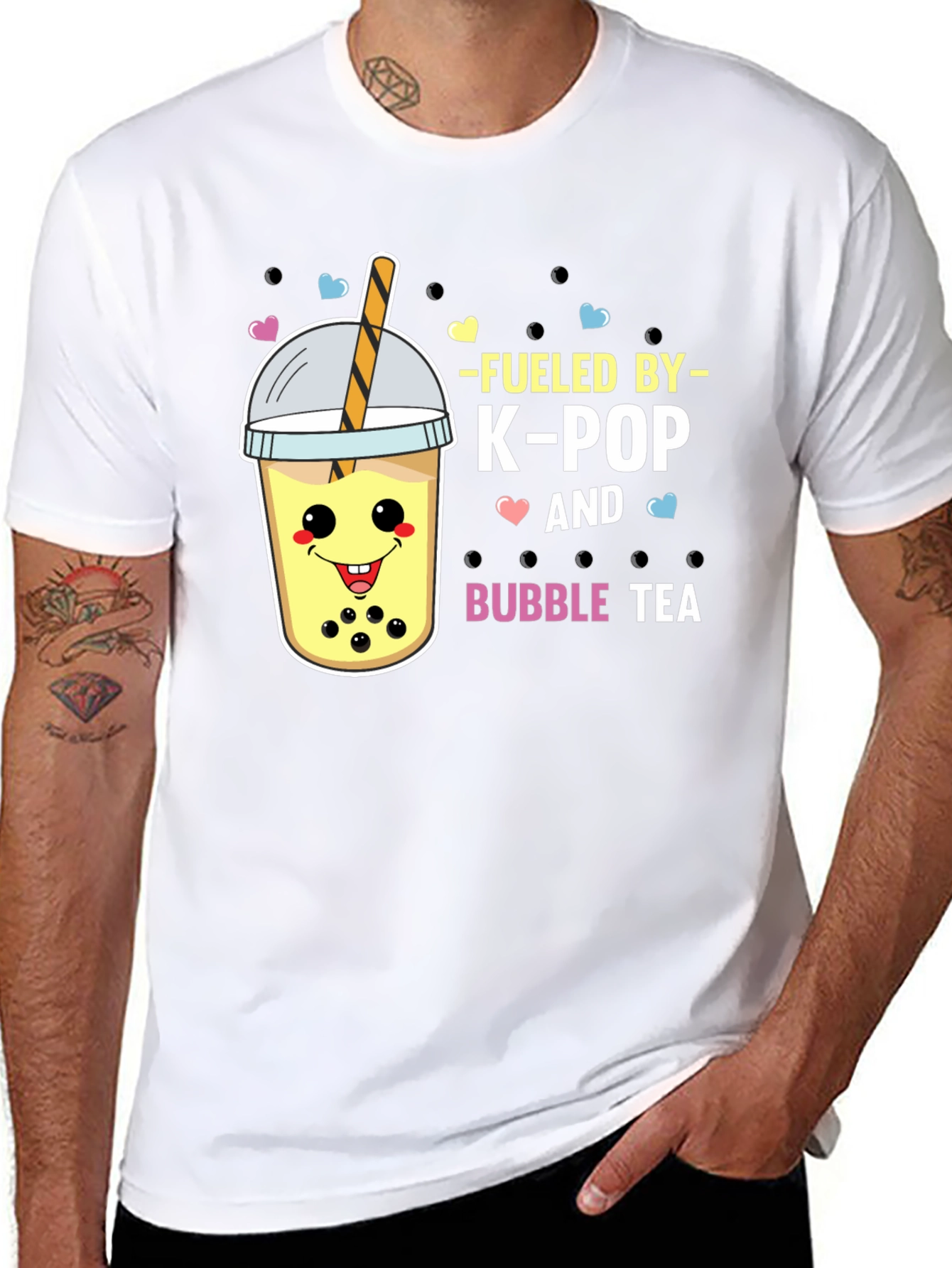 K-Pop & Bubble Tea Graphic Tee
