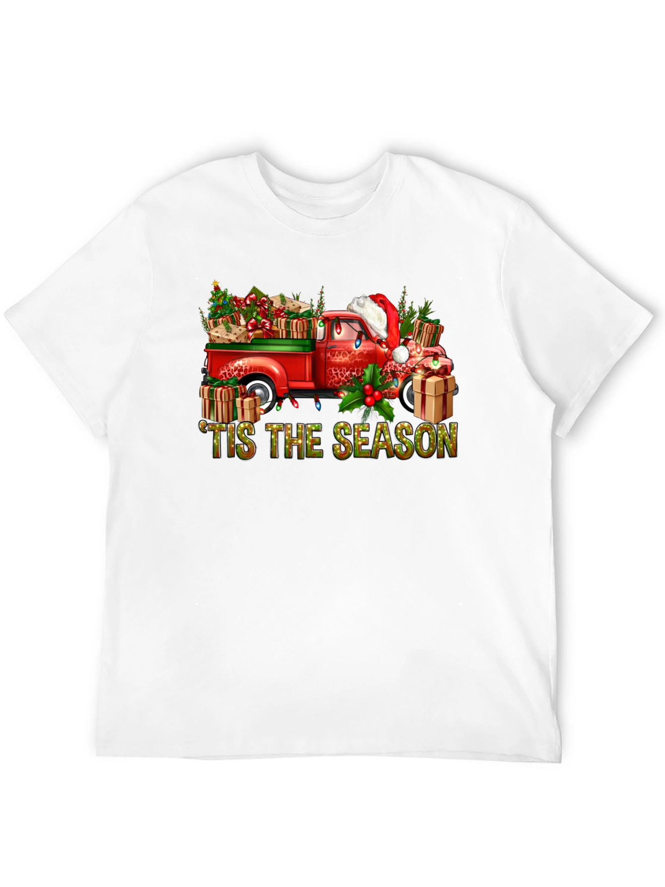 Tis the Season Christmas Truck Graphic Tee