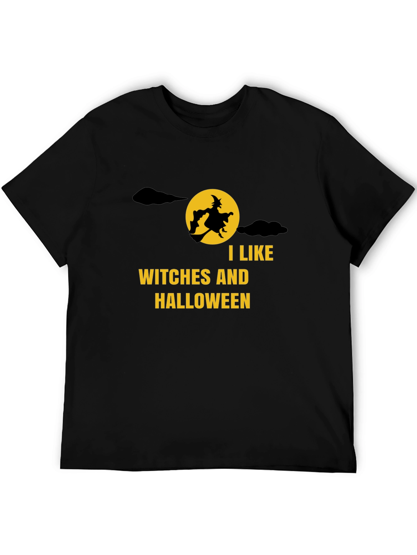 Halloween Witch T-Shirt: I Like Witches & Halloween Tee