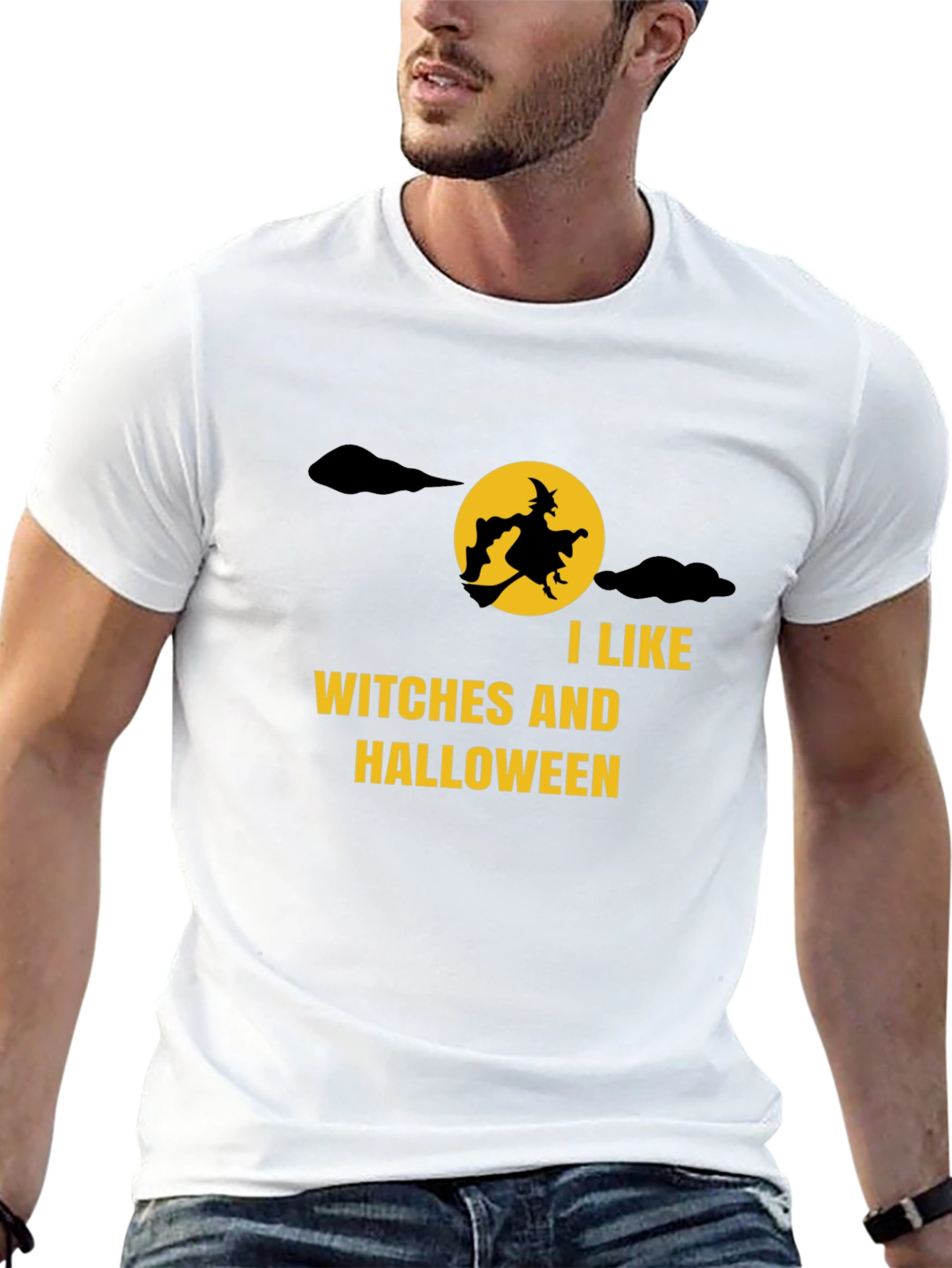 Halloween Witch T-Shirt: I Like Witches & Halloween Tee