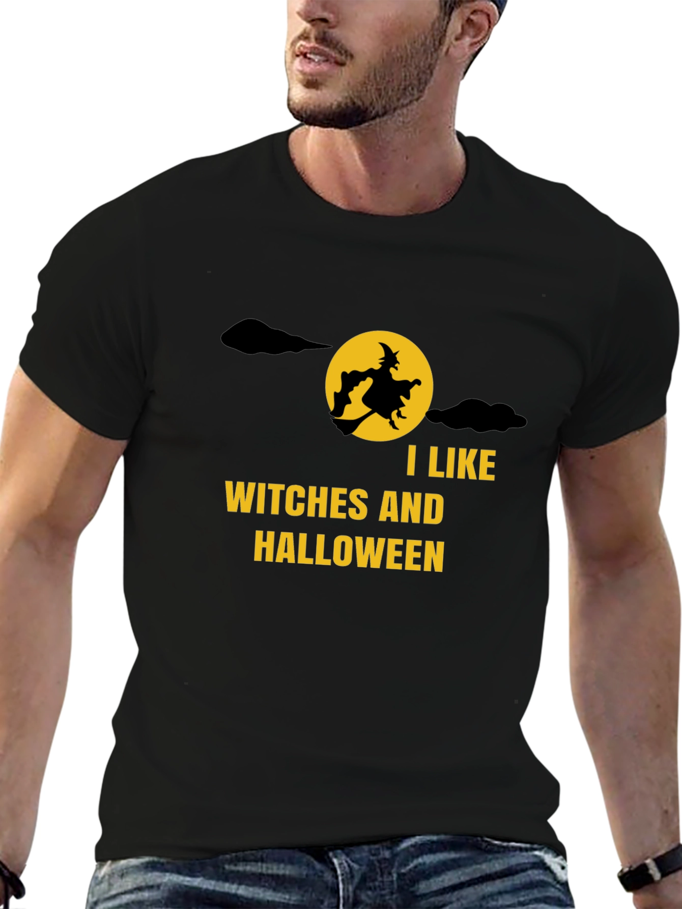 Halloween Witch T-Shirt: I Like Witches & Halloween Tee