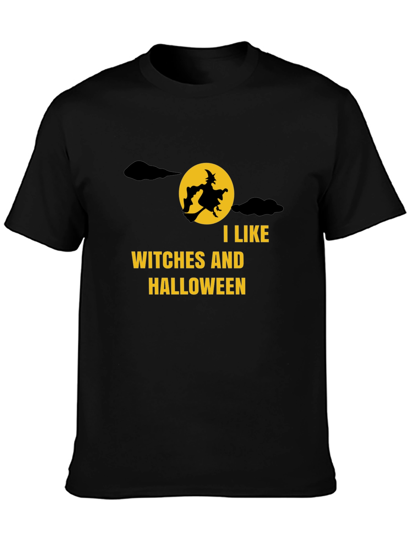 Halloween Witch T-Shirt: I Like Witches & Halloween Tee