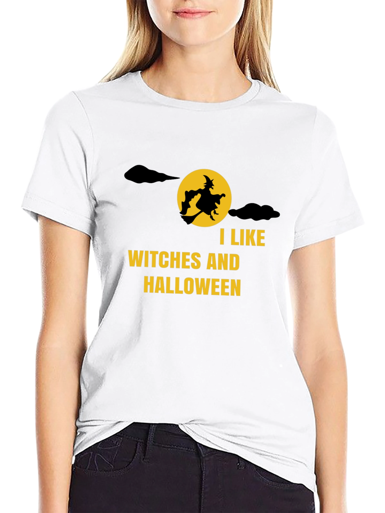 Halloween Witch T-Shirt: I Like Witches & Halloween Tee