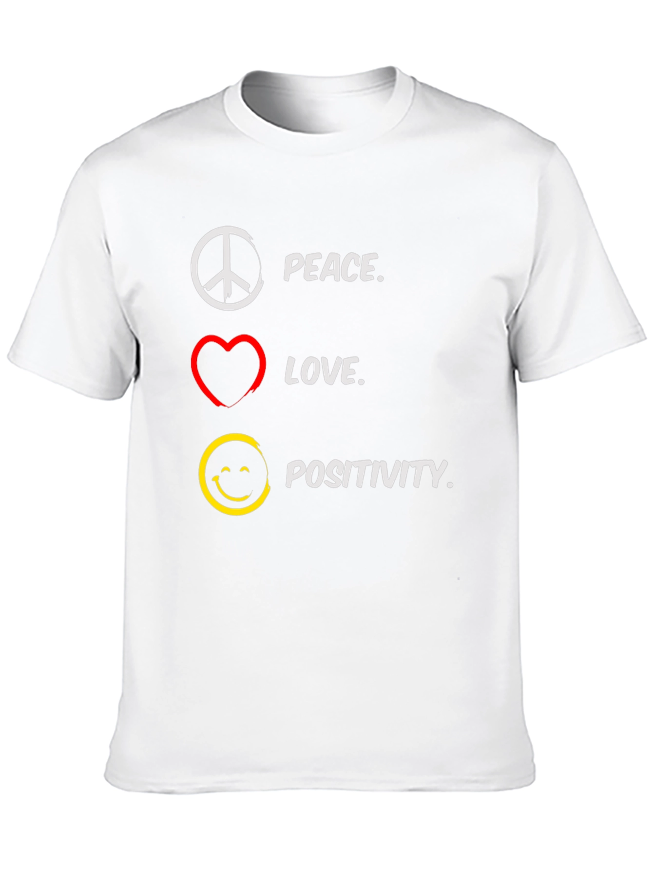 Peace Love Positivity Graphic T-Shirt