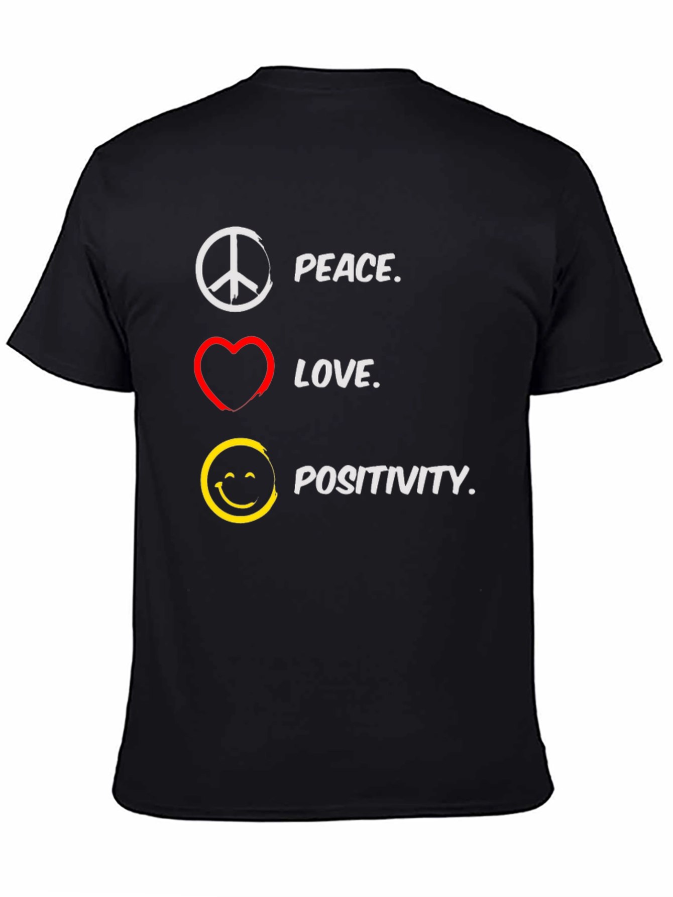 Peace Love Positivity Graphic T-Shirt