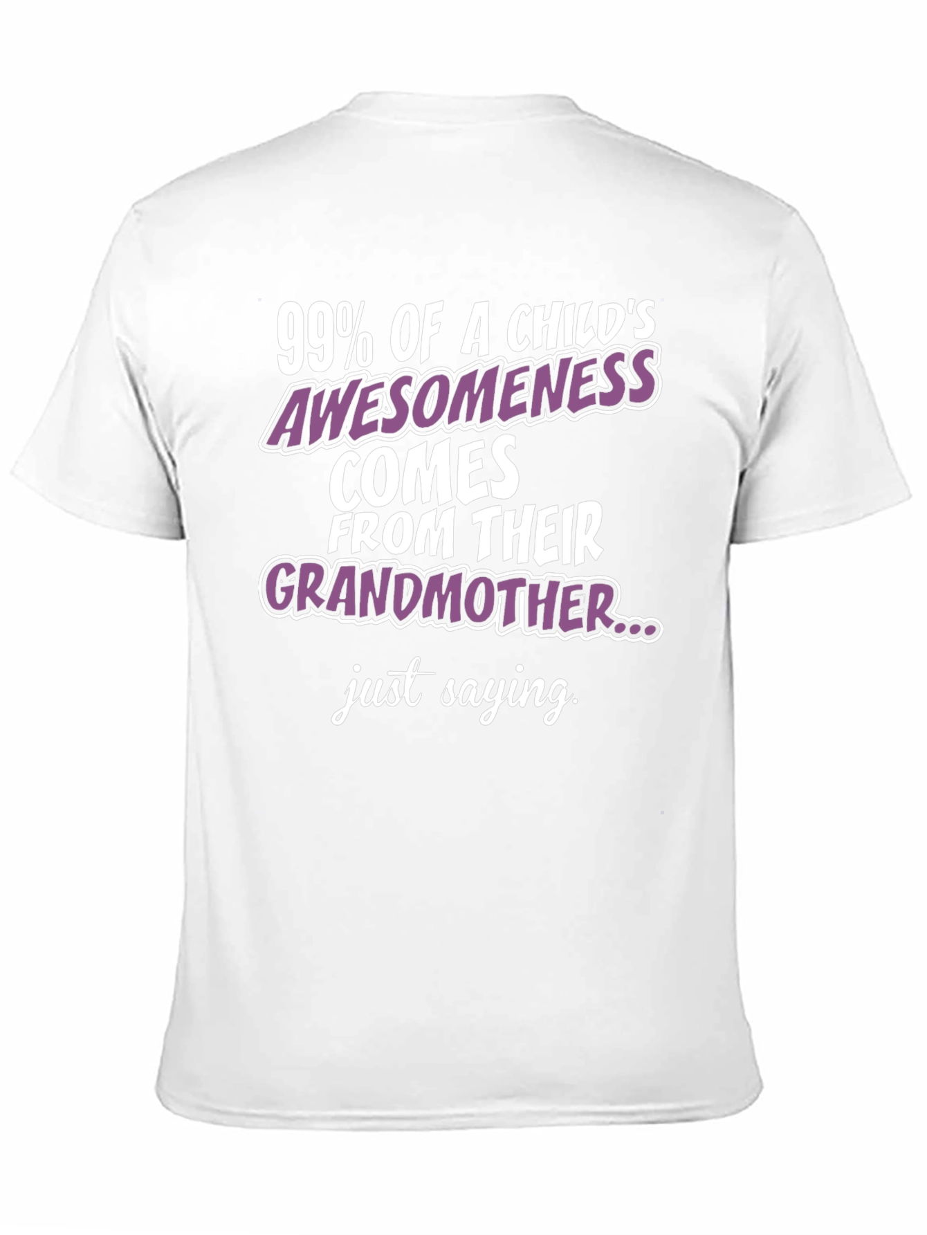 Grandmother Awesomeness T-Shirt - Black