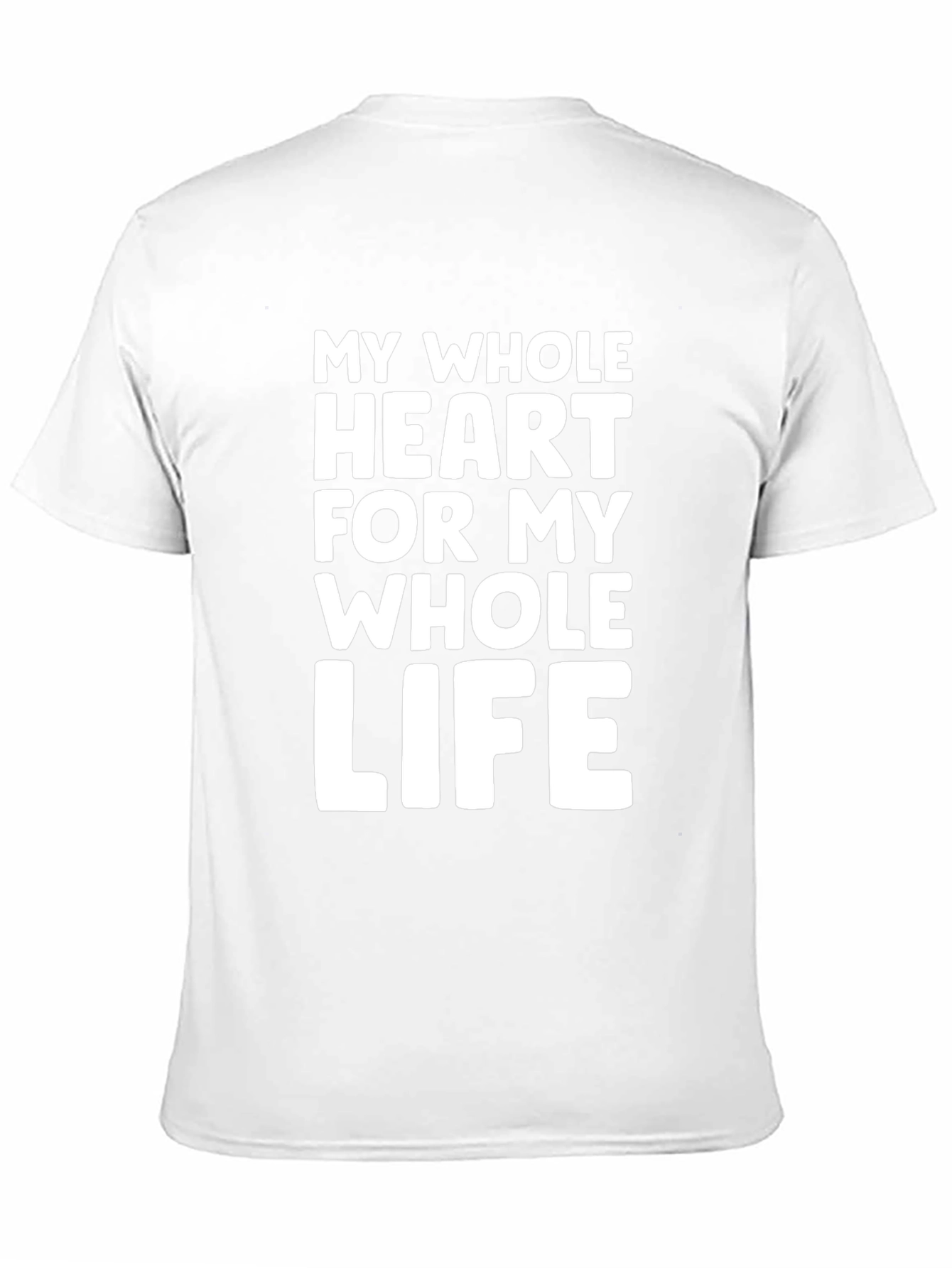 My Whole Heart T-Shirt - Black Cotton