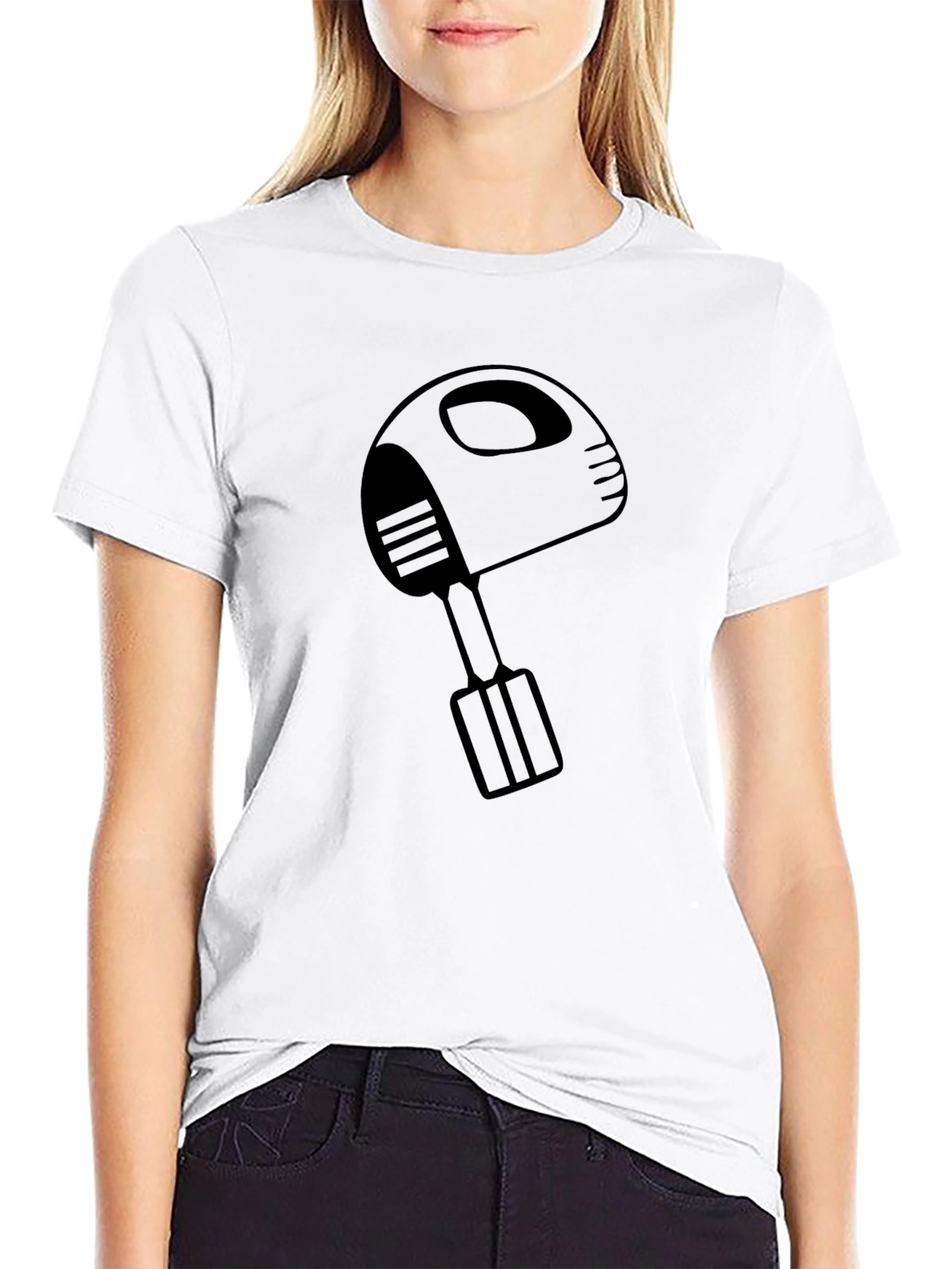 Mixer Graphic Tee - Black Casual T-Shirt