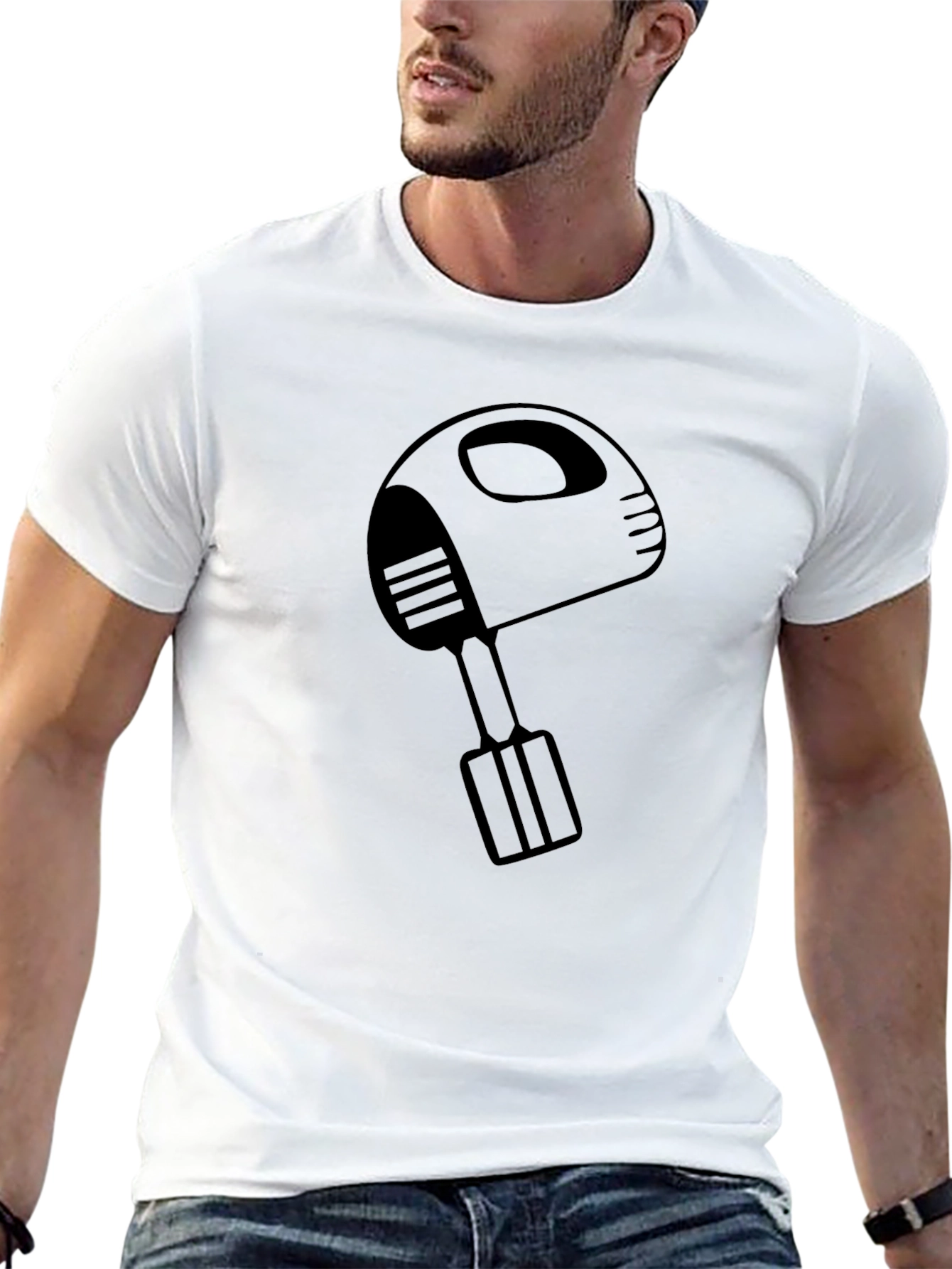 Mixer Graphic Tee - Black Casual T-Shirt