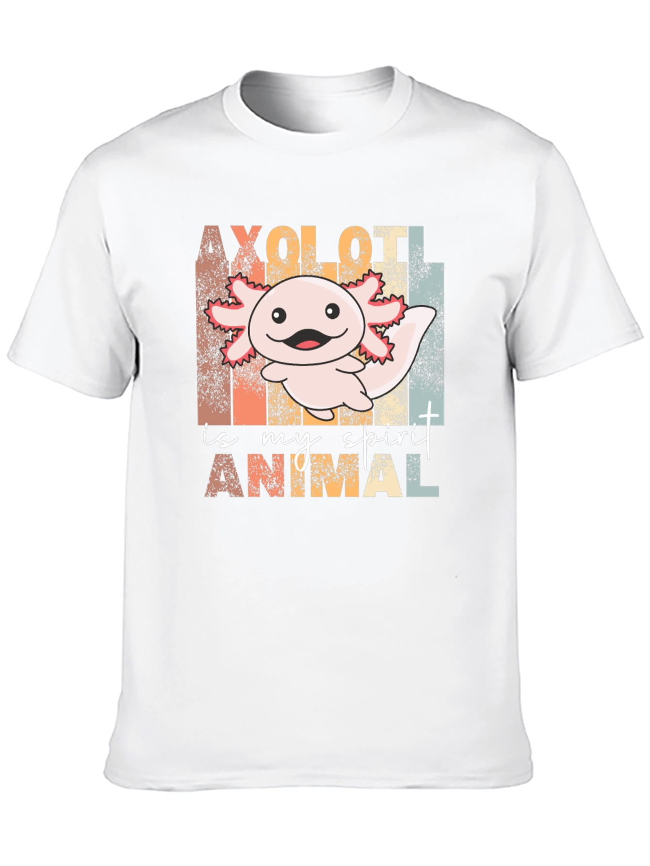 Axolotl Spirit Animal Graphic Tee