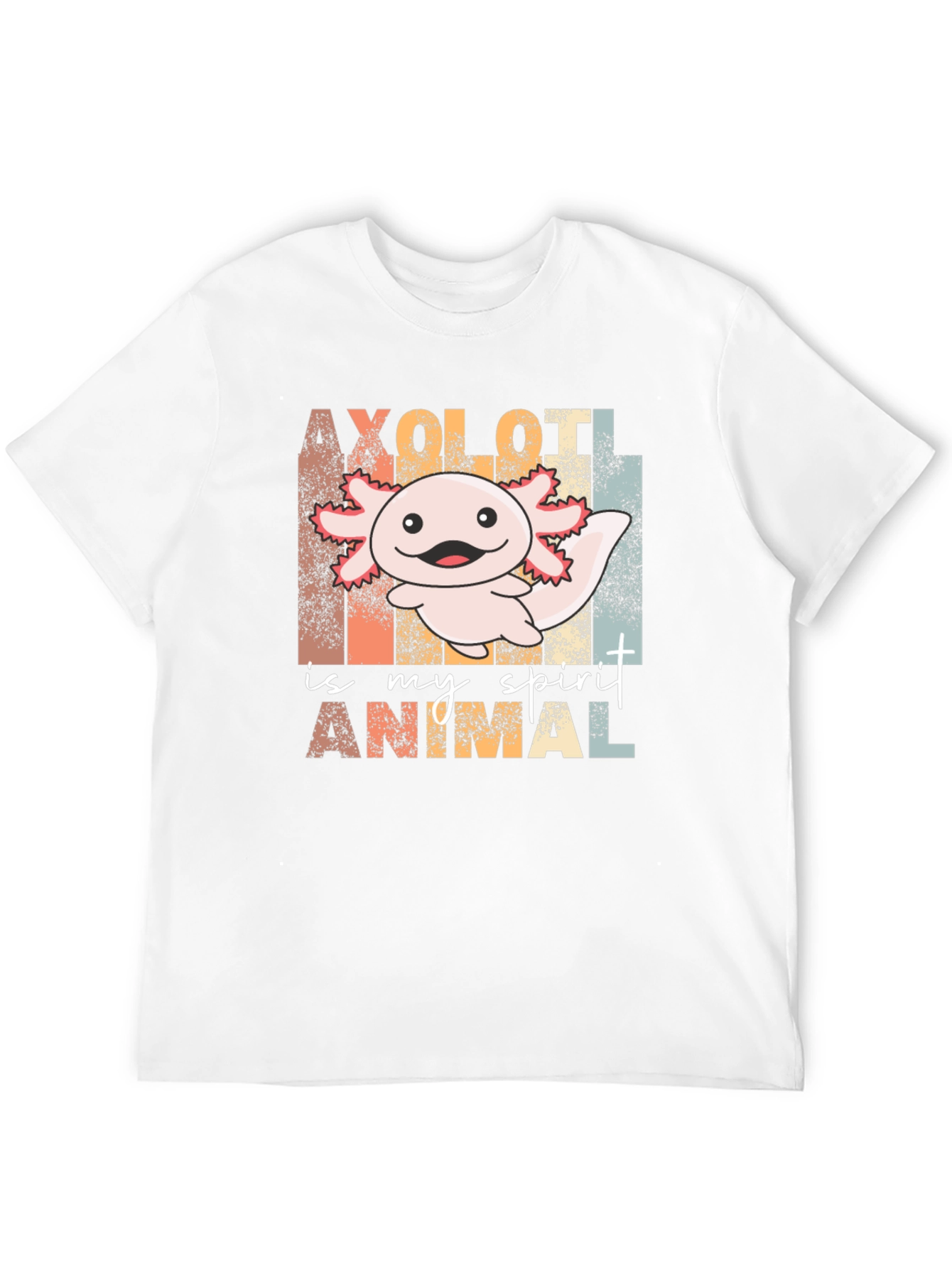 Axolotl Spirit Animal Graphic Tee