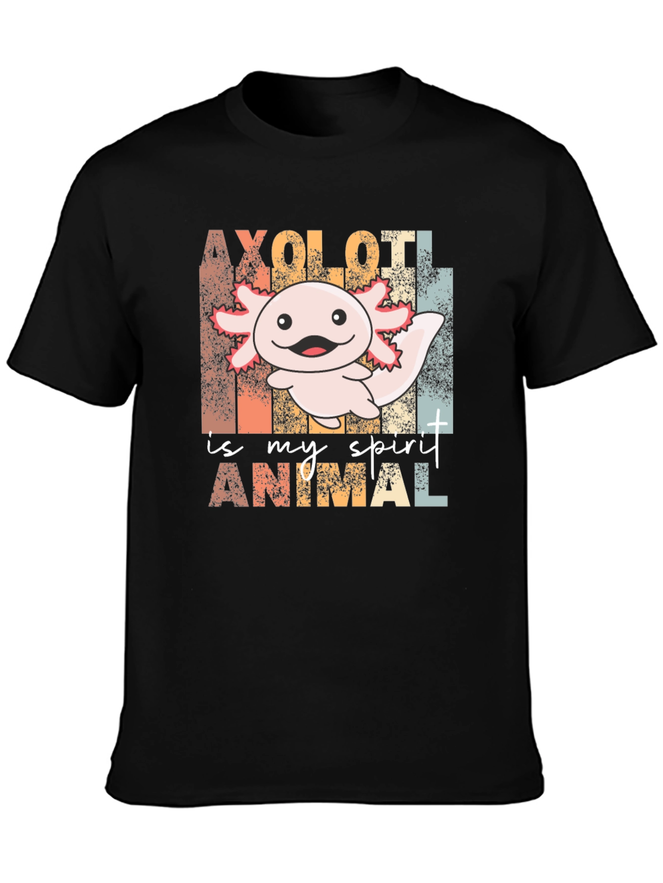 Axolotl Spirit Animal Graphic Tee
