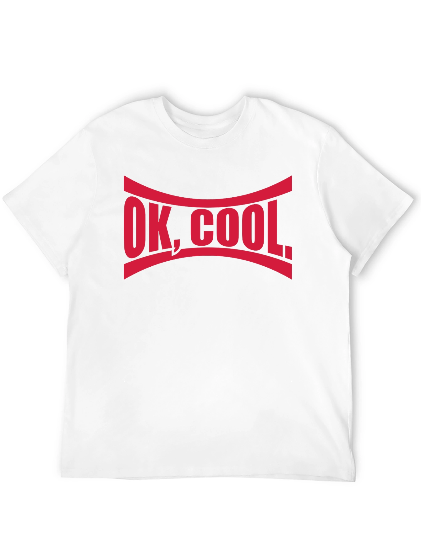 OK COOL. Graphic Tee - Comfy Black T-Shirt