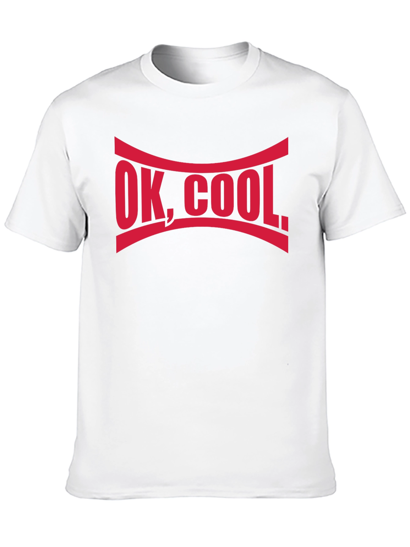 OK COOL. Graphic Tee - Comfy Black T-Shirt