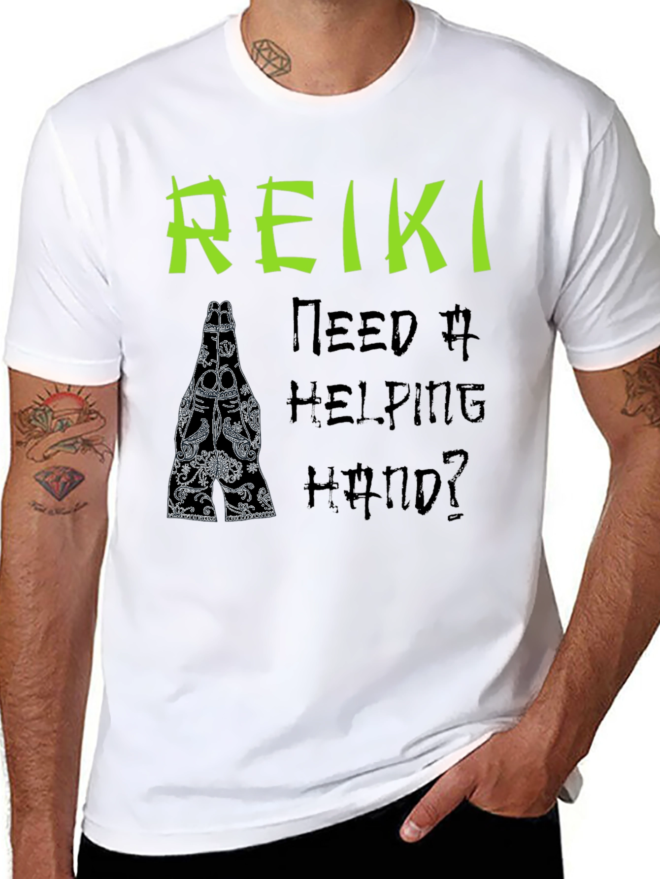 Reiki Need a Helping Hand T-Shirt