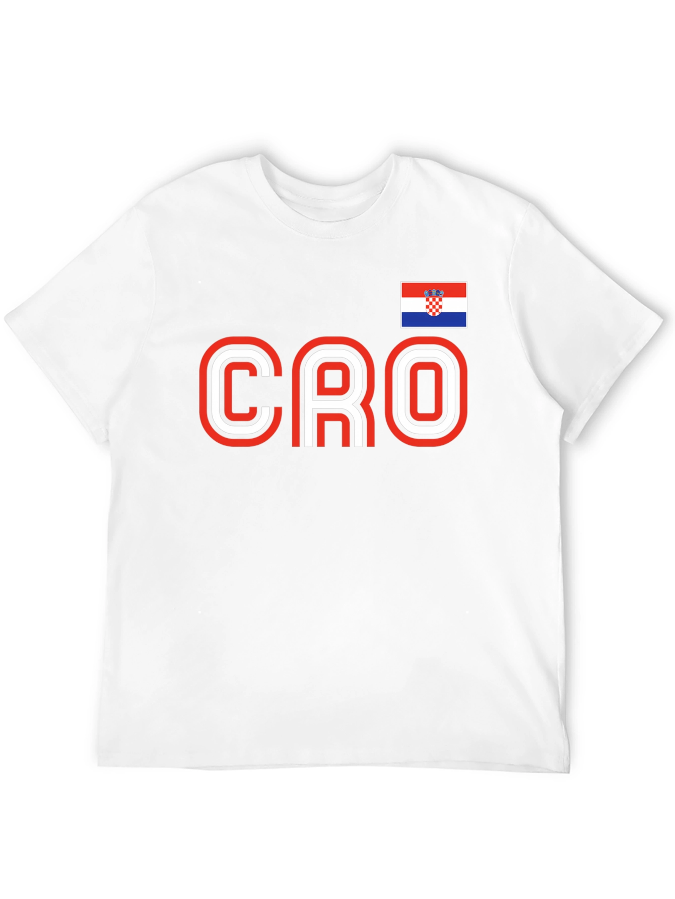 Croatia Pride Black T-Shirt -  Soccer Fan Apparel