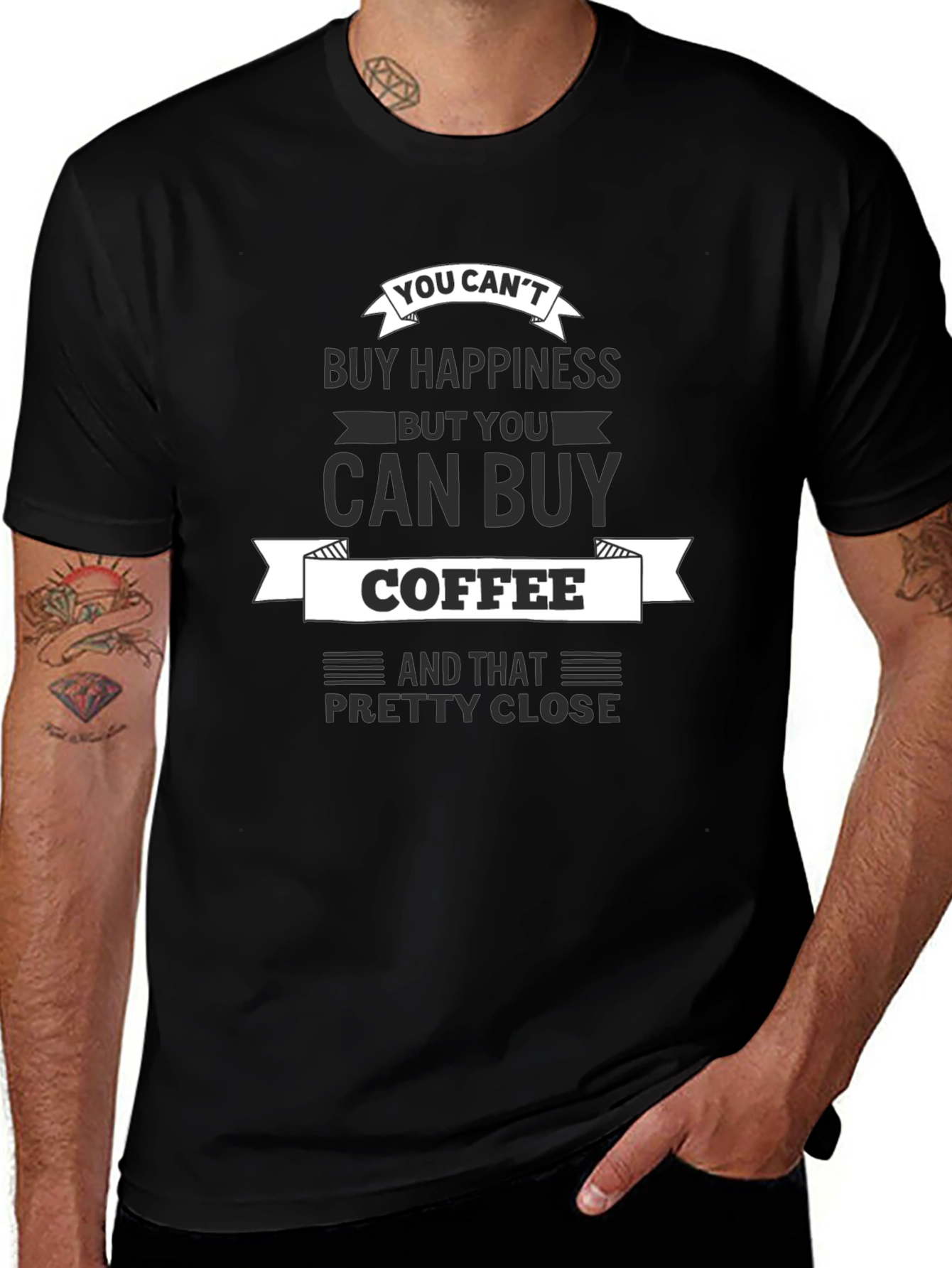Coffee Lovers T-Shirt - Buy Coffee Buy Happiness