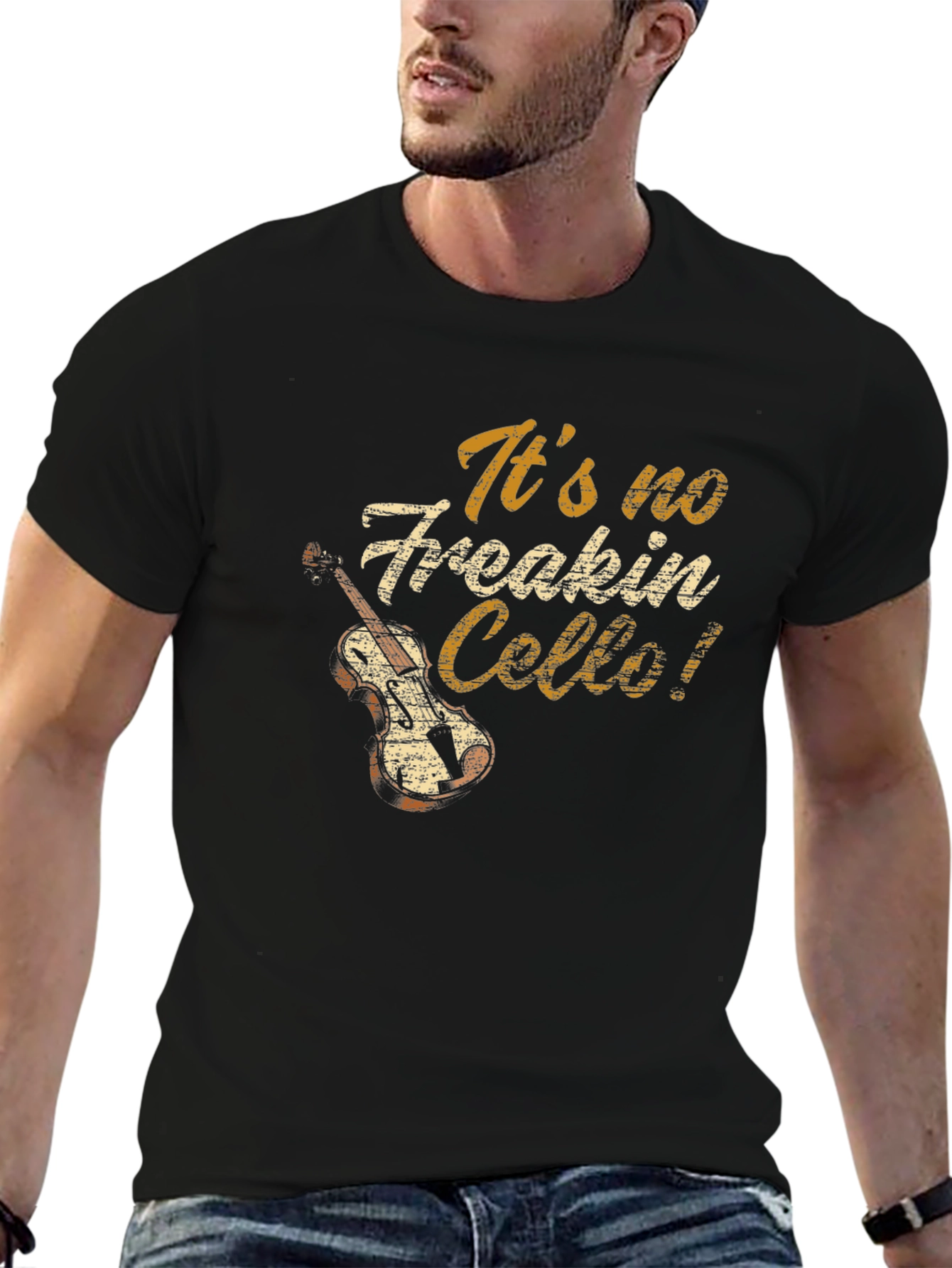 Its No Freakin Cello! T-Shirt Funny Musician Tee