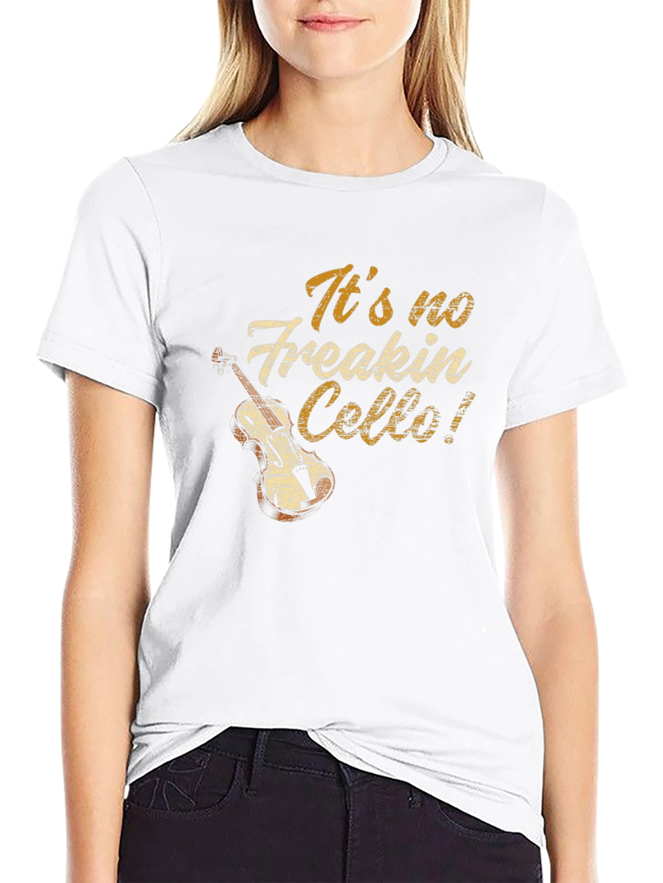 Its No Freakin Cello! T-Shirt Funny Musician Tee