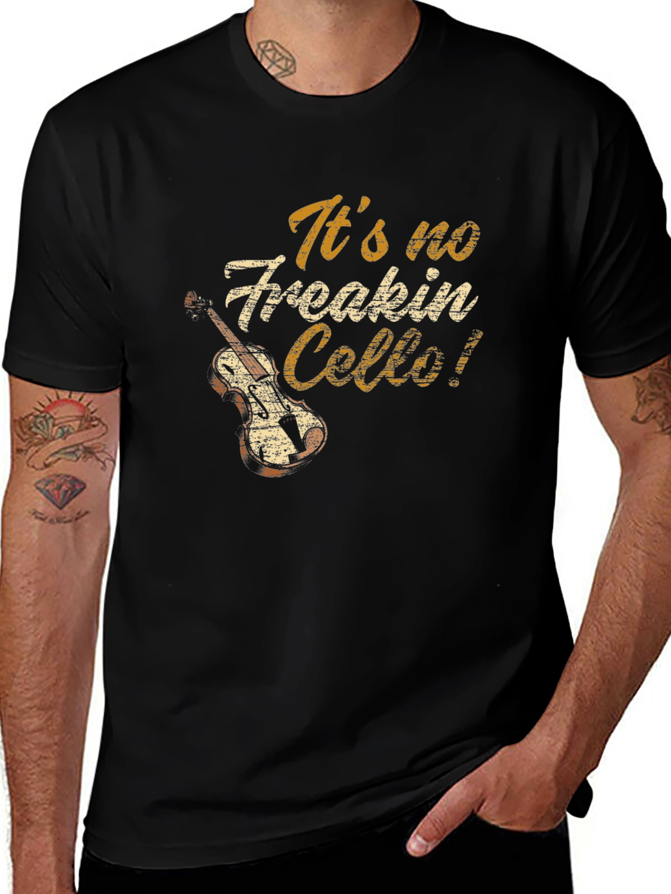 Its No Freakin Cello! T-Shirt Funny Musician Tee