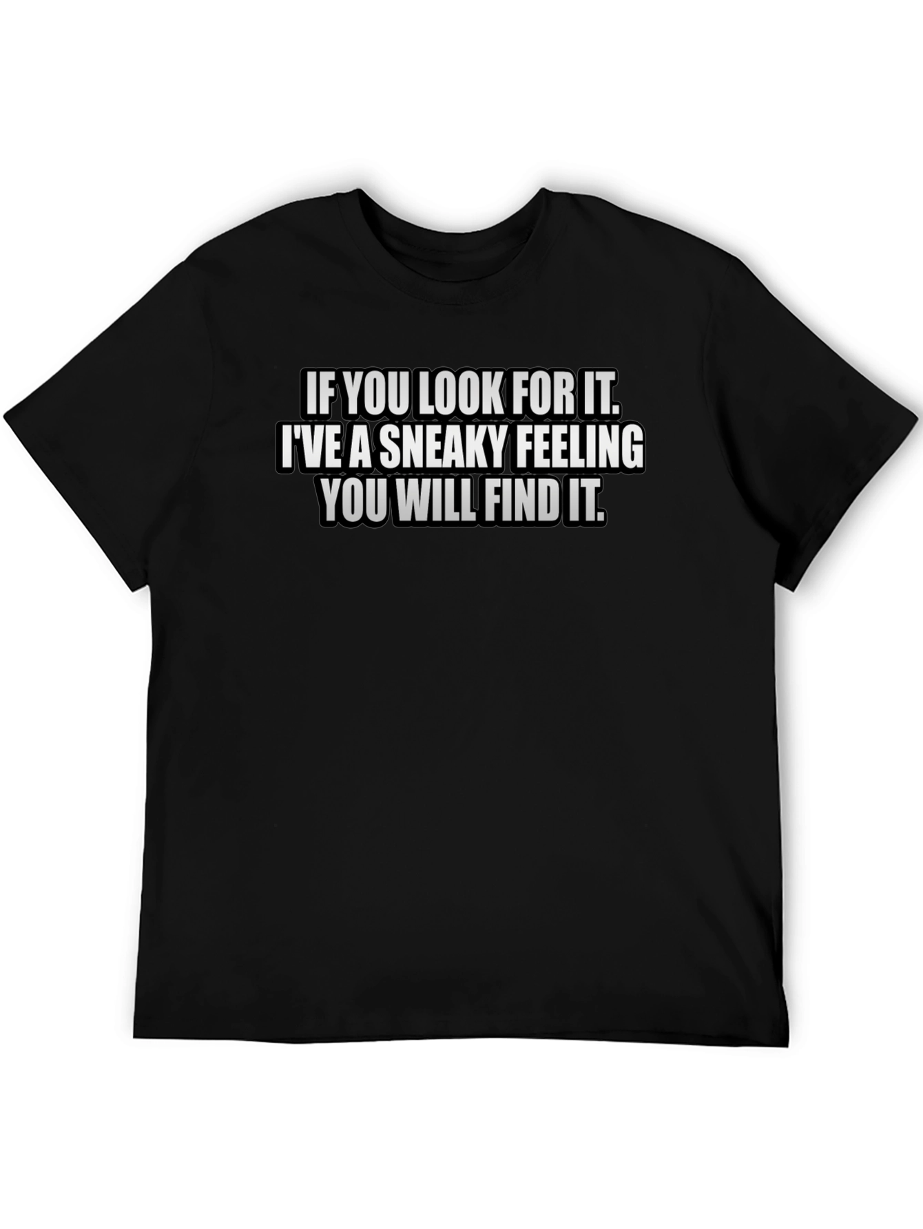 Sneaky Feeling Graphic Tee - Find It T-Shirt