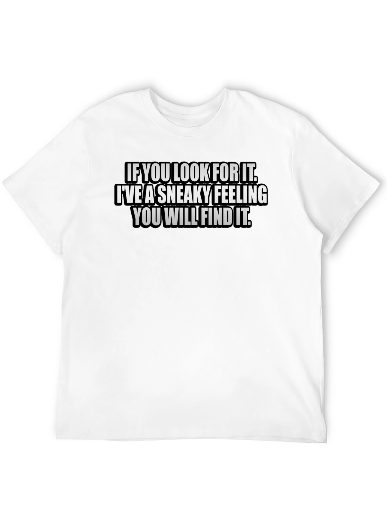 Sneaky Feeling Graphic Tee - Find It T-Shirt