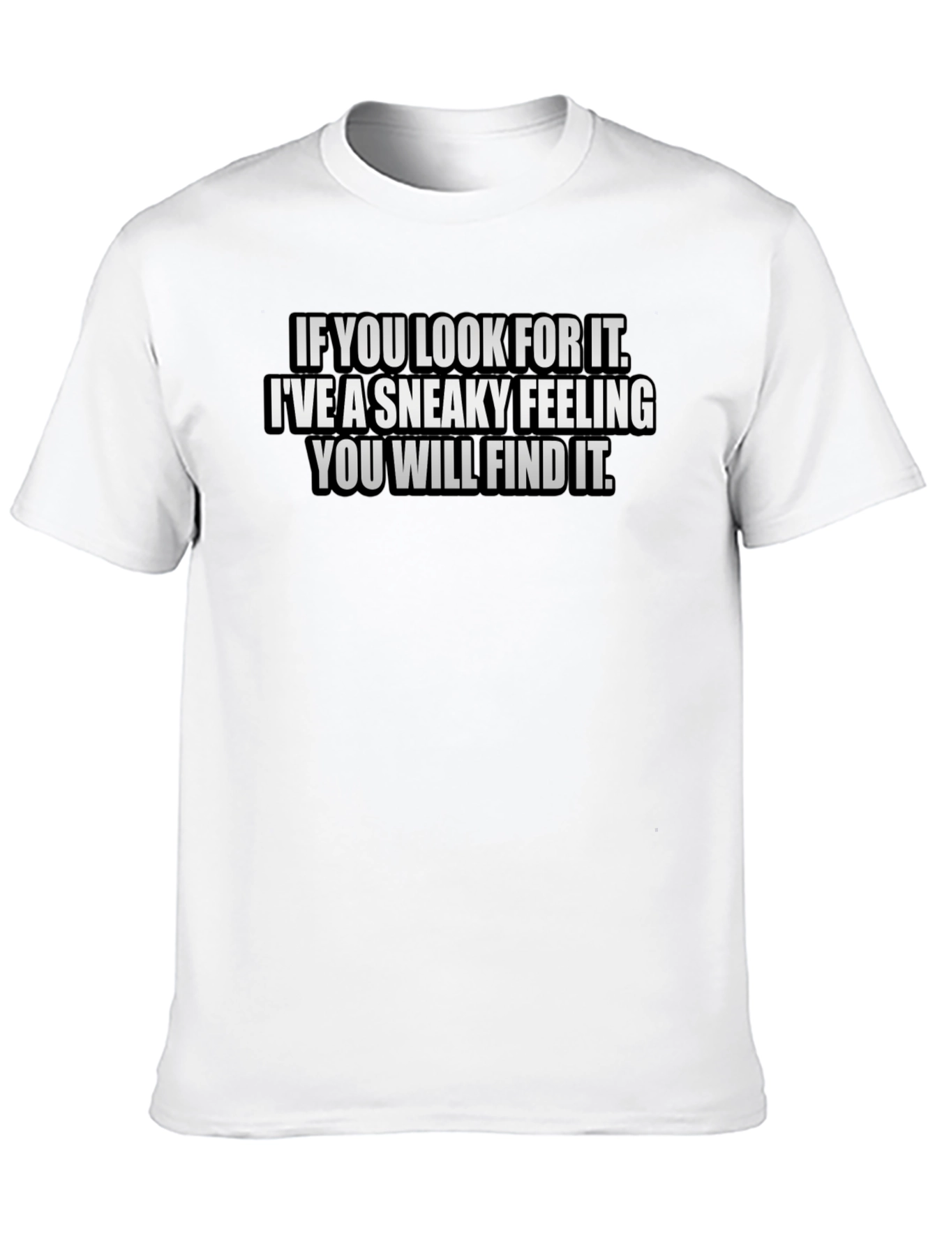 Sneaky Feeling Graphic Tee - Find It T-Shirt