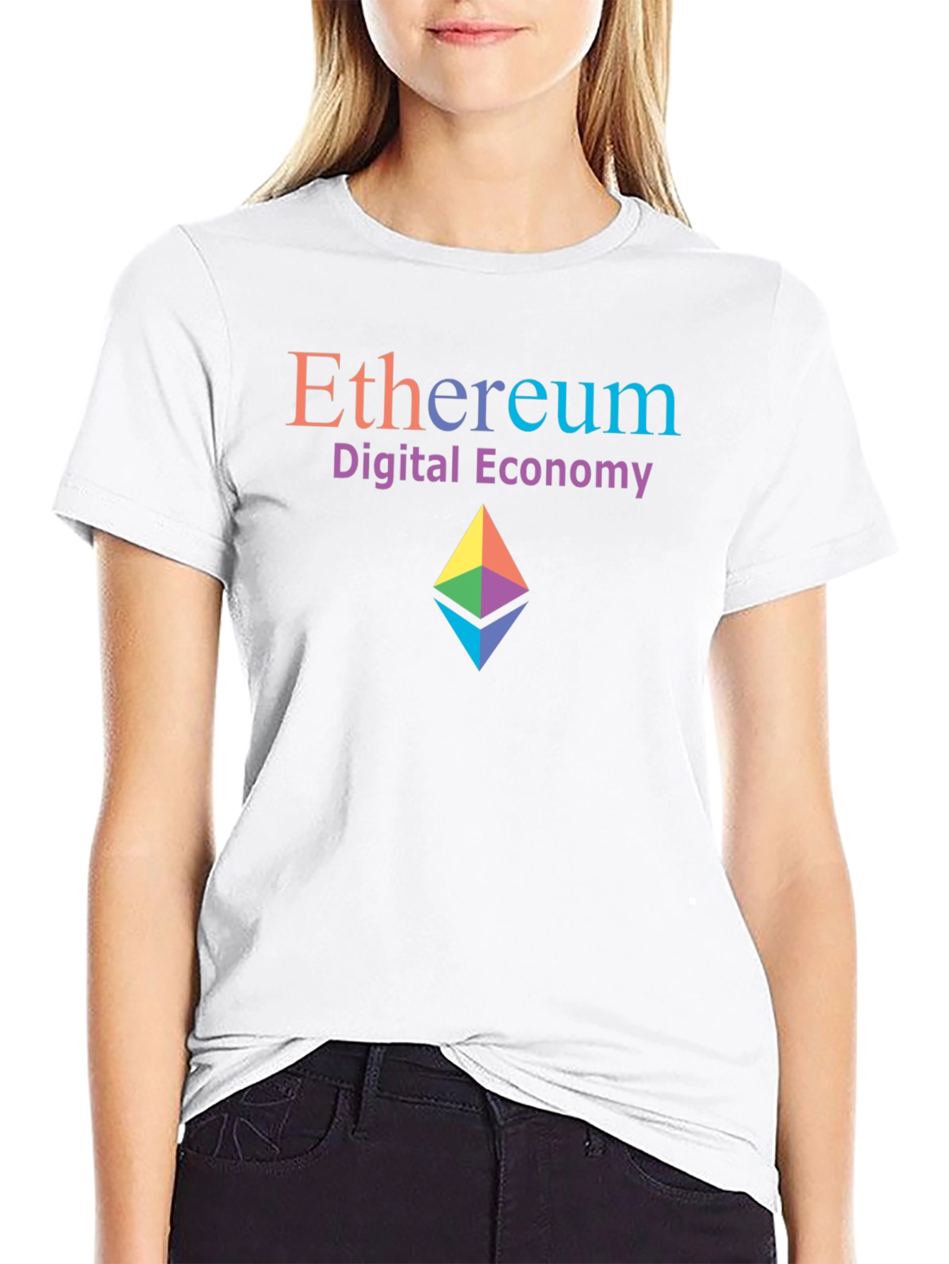 Ethereum Digital Economy Graphic T-Shirt