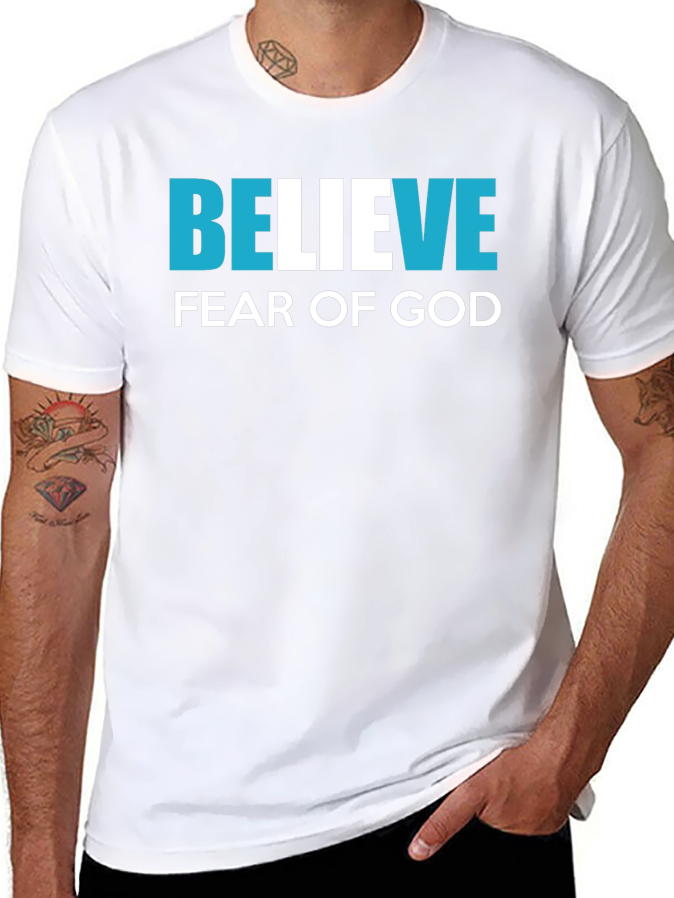 Believe Fear of God Graphic T-Shirt
