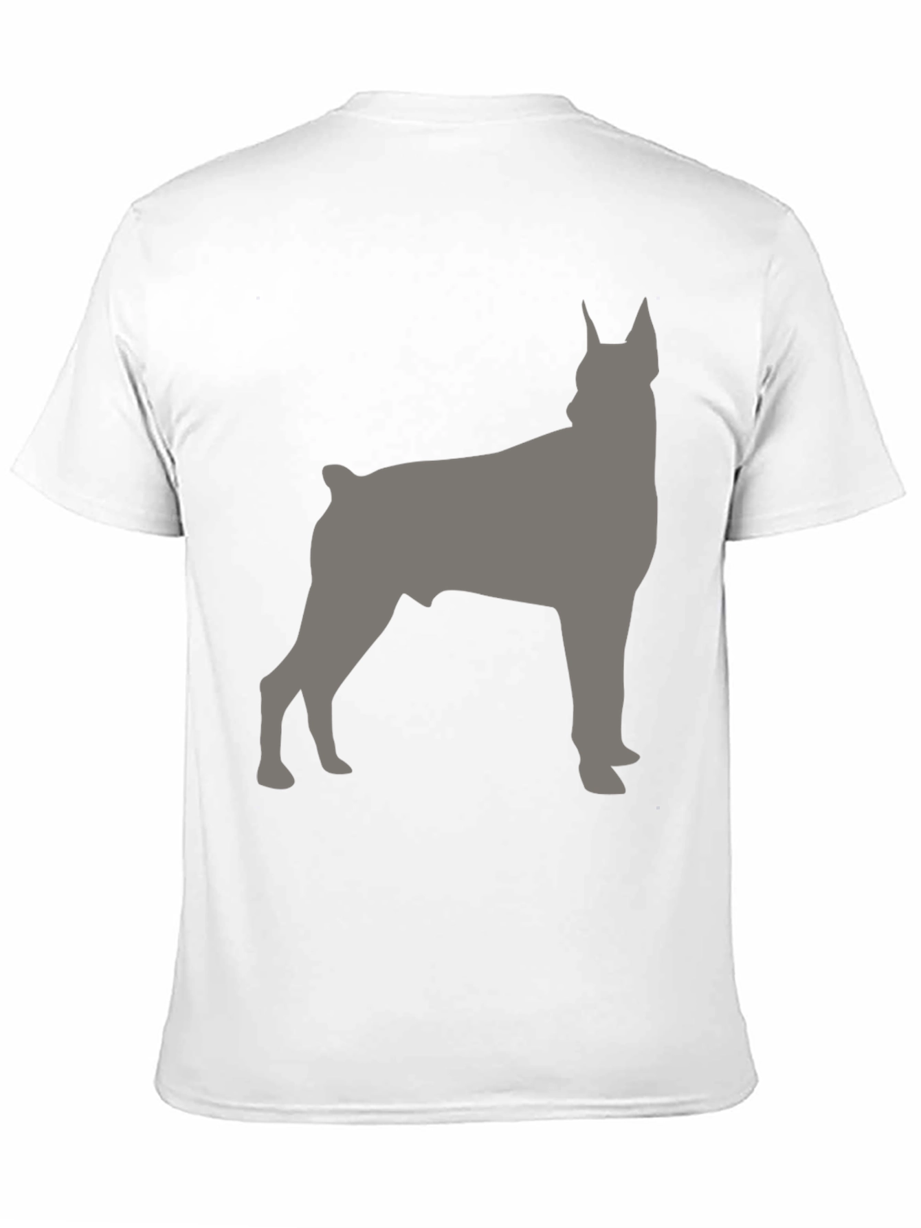 Dog Breed Silhouette Graphic Tee - Mens Black T-Shirt
