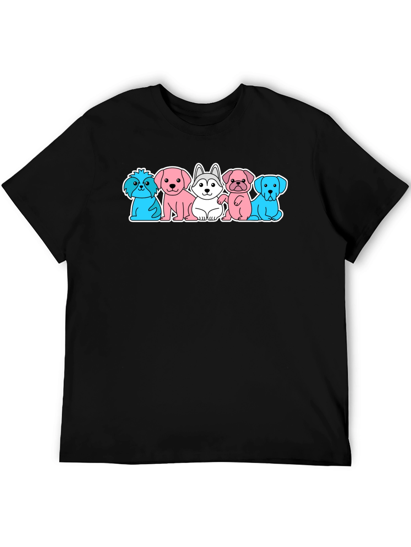 Cute Dog Breed Cartoon T-Shirt