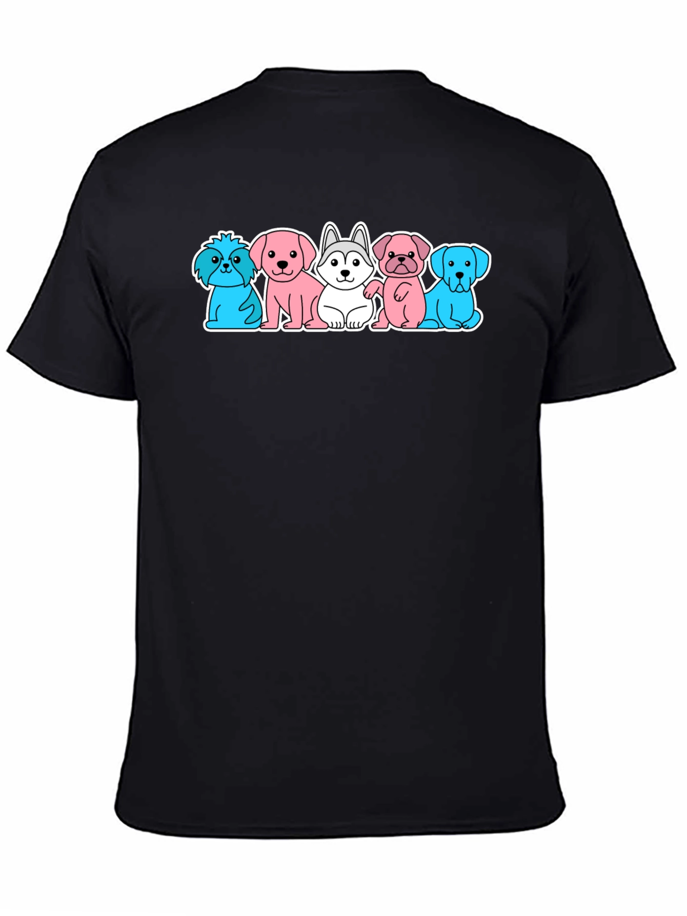 Cute Dog Breed Cartoon T-Shirt