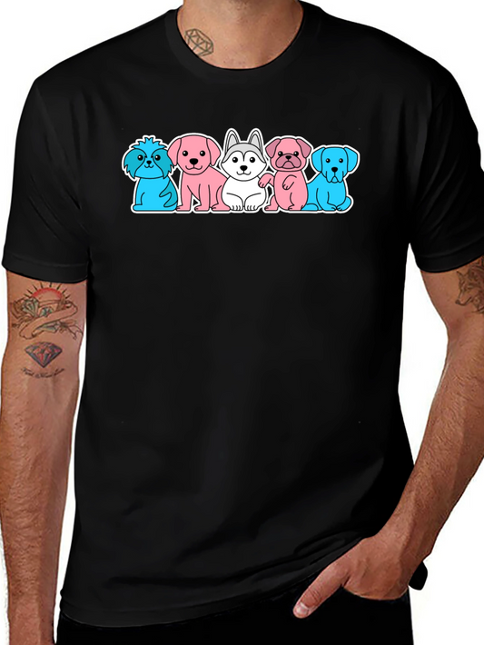 Cute Dog Breed Cartoon T-Shirt