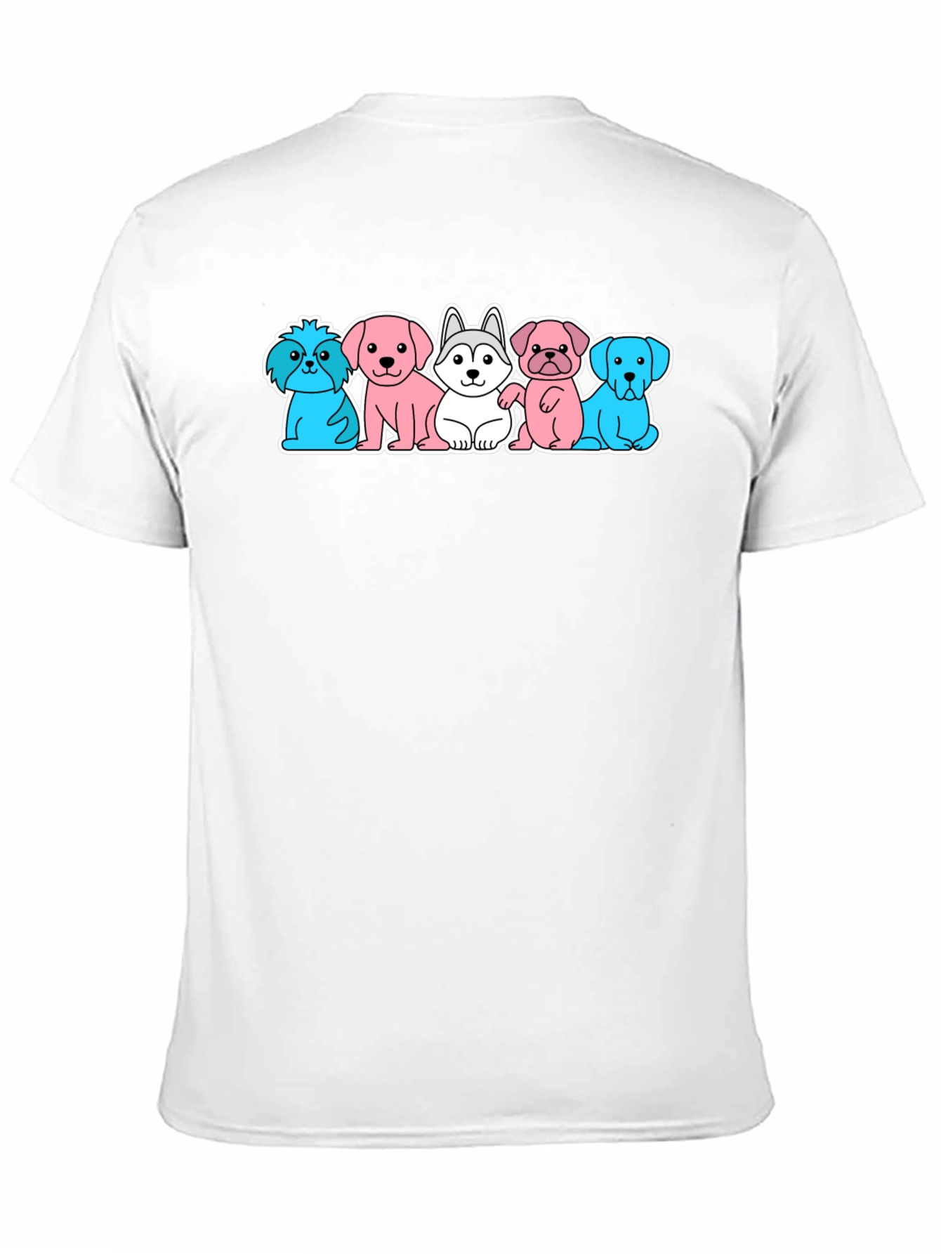 Cute Dog Breed Cartoon T-Shirt