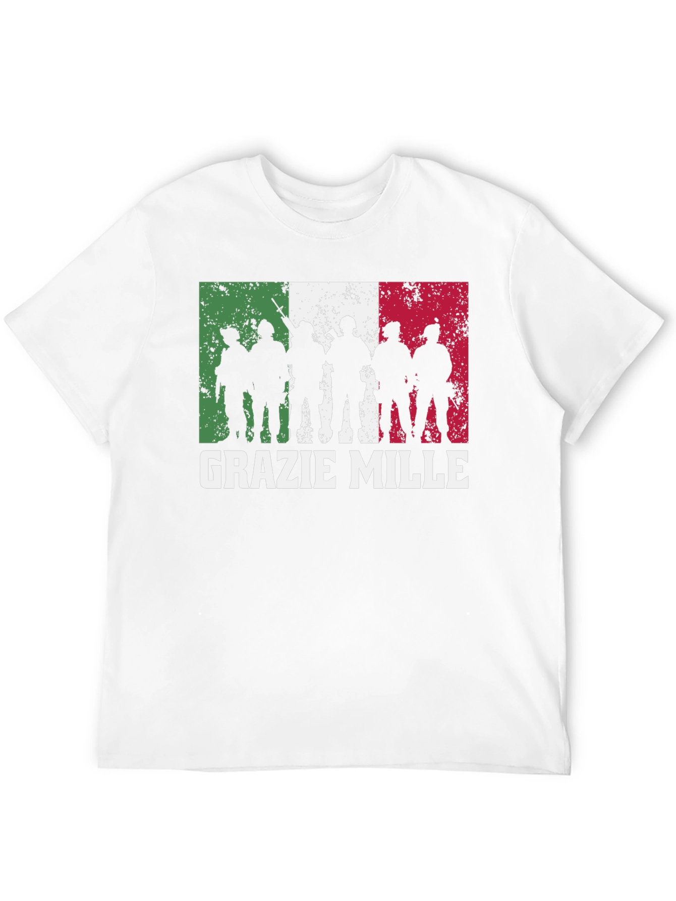 Grazie Mille Italian Flag T-Shirt