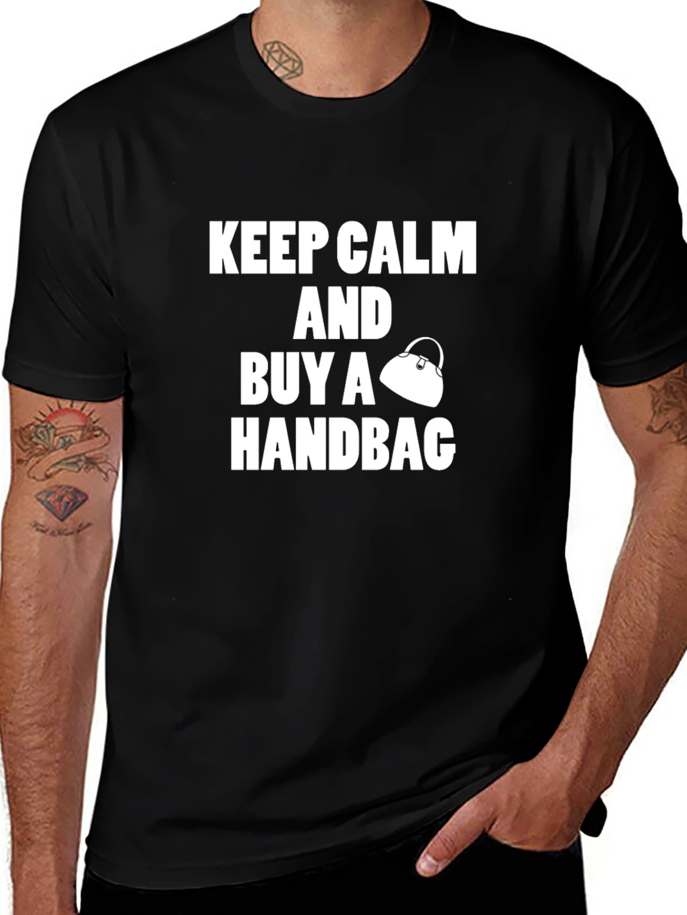Keep Calm and Buy a Handbag T-Shirt