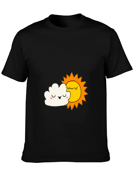 Cute Cloud & Sun Graphic Tee