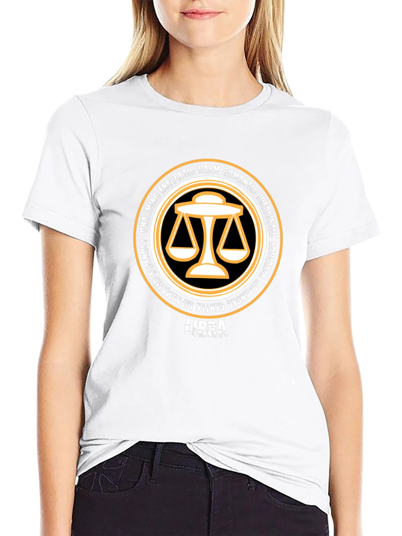 Libra Zodiac T-Shirt: Balanced & Charming Design
