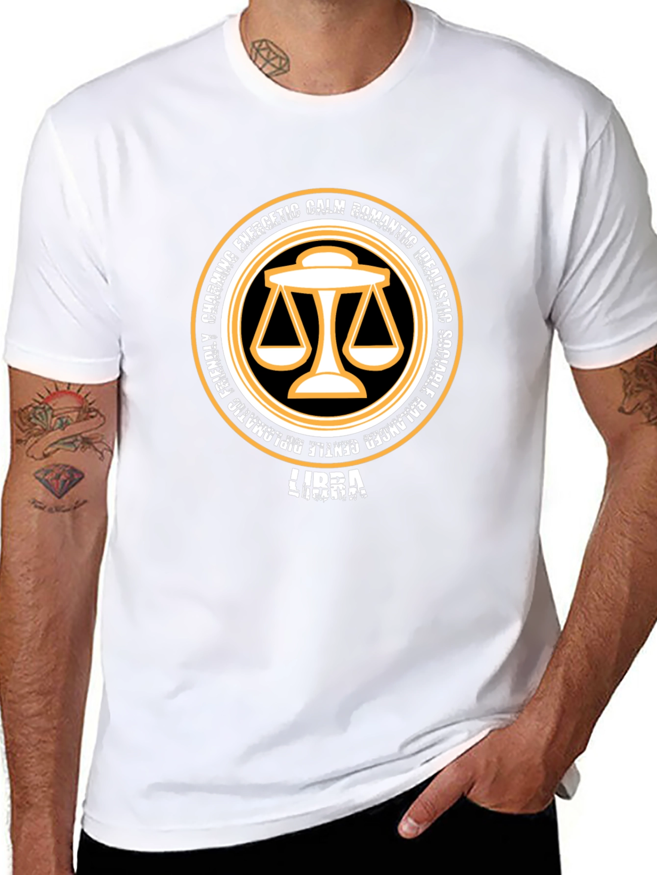 Libra Zodiac T-Shirt: Balanced & Charming Design