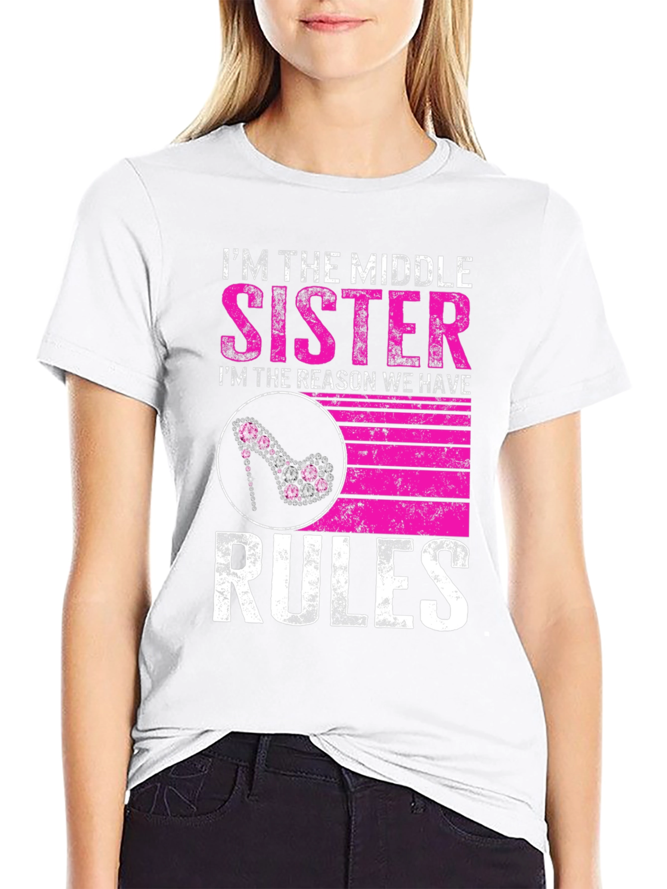 Middle Sister Rules Graphic Tee