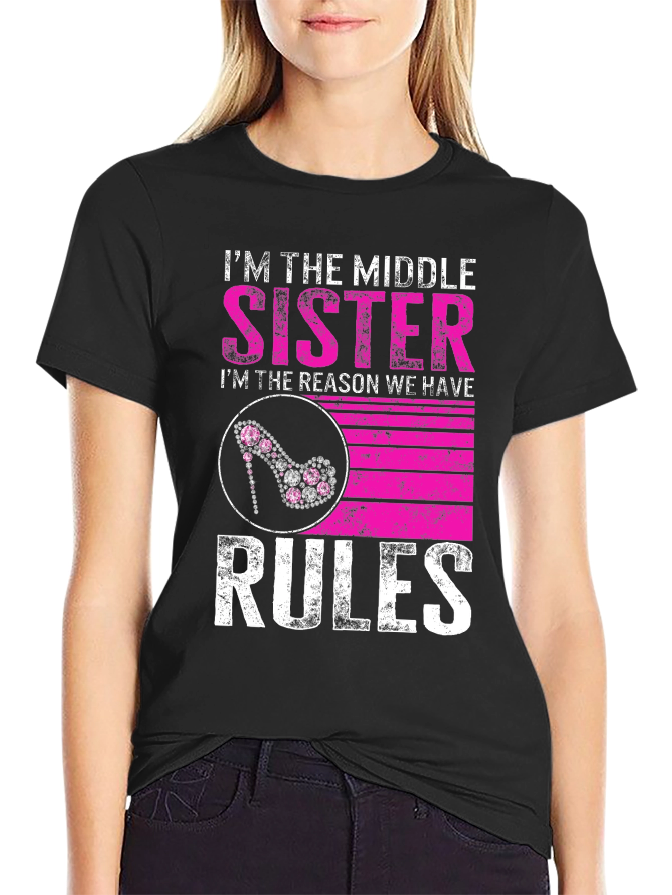 Middle Sister Rules Graphic Tee