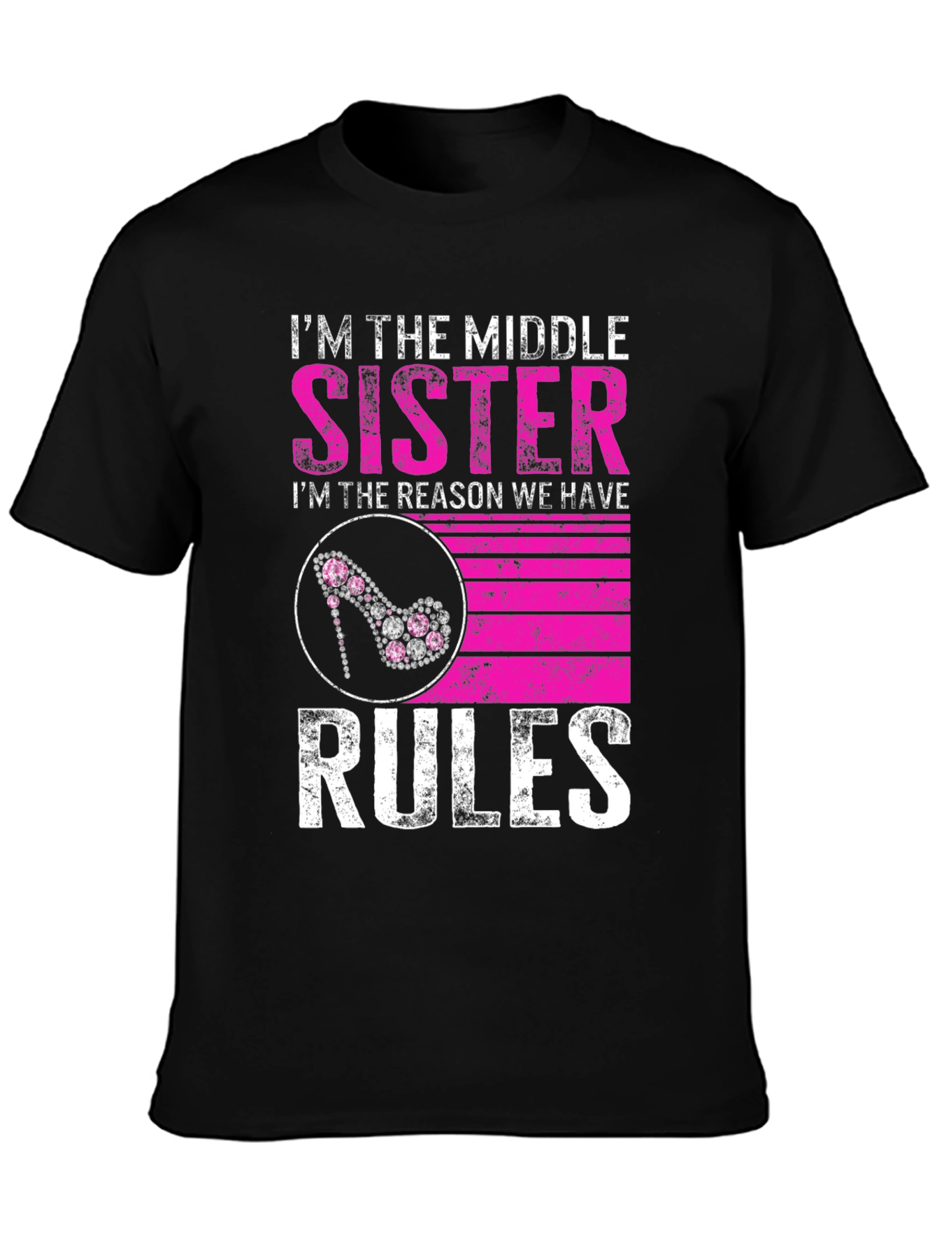 Middle Sister Rules Graphic Tee