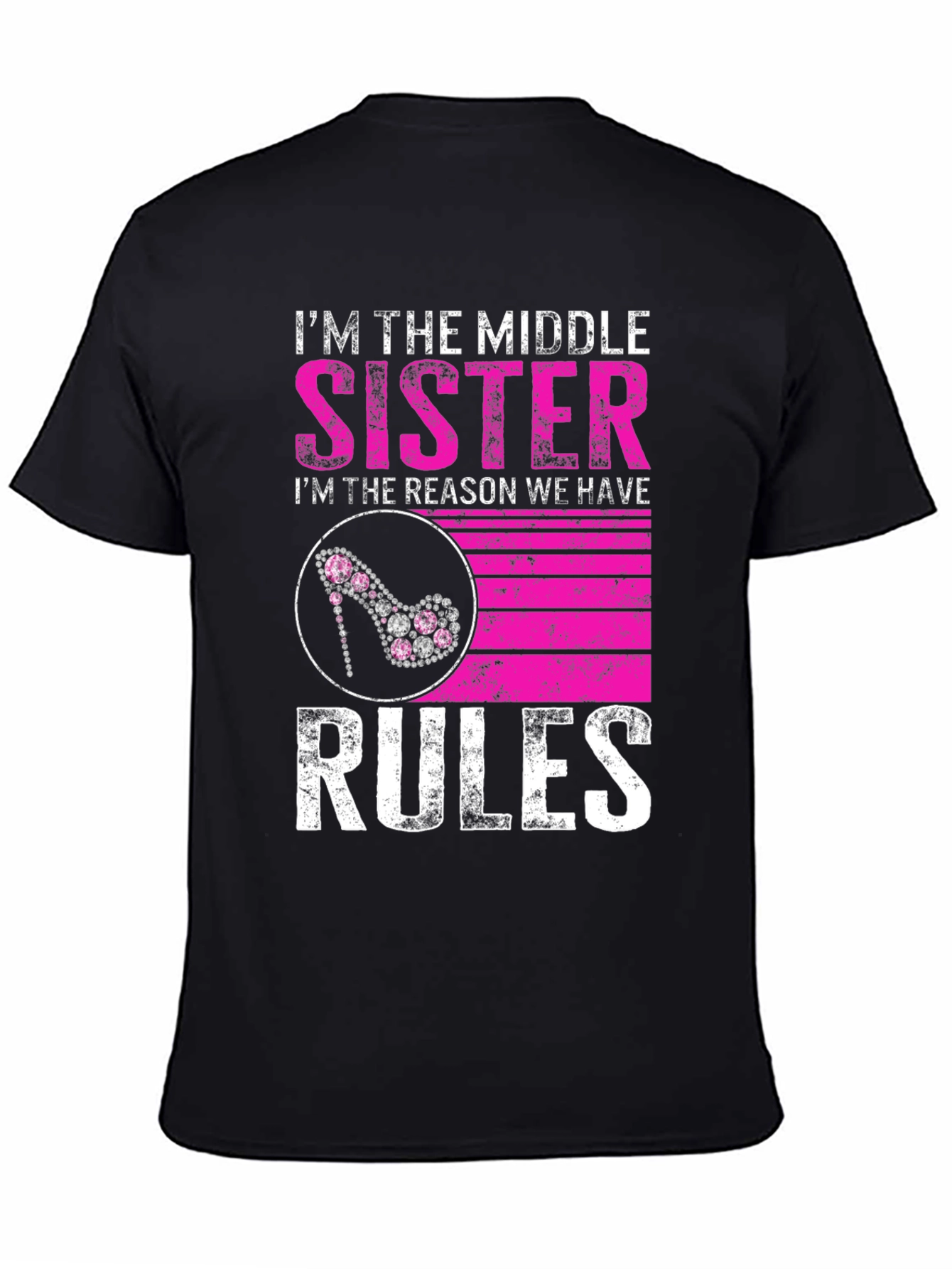 Middle Sister Rules Graphic Tee