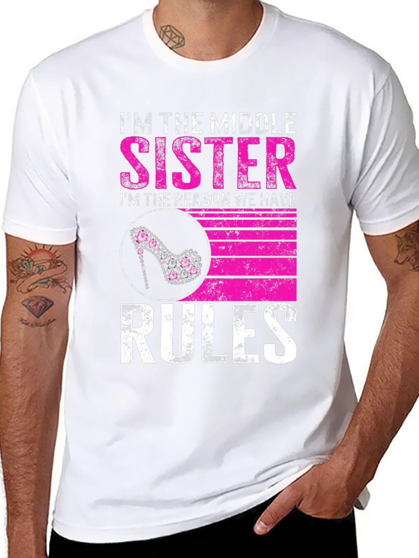 Middle Sister Rules Graphic Tee