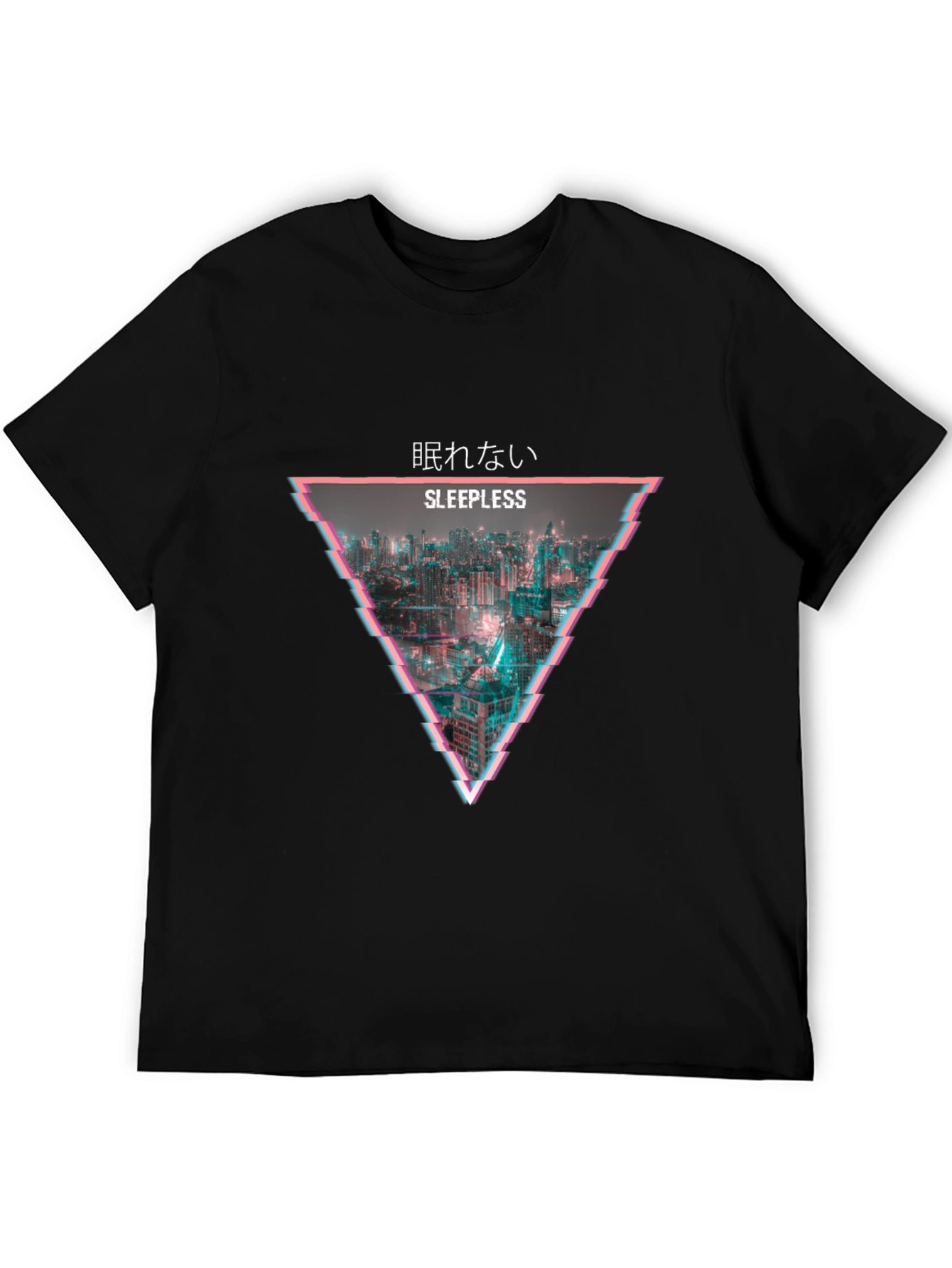 Sleepless Cityscape Graphic T-Shirt