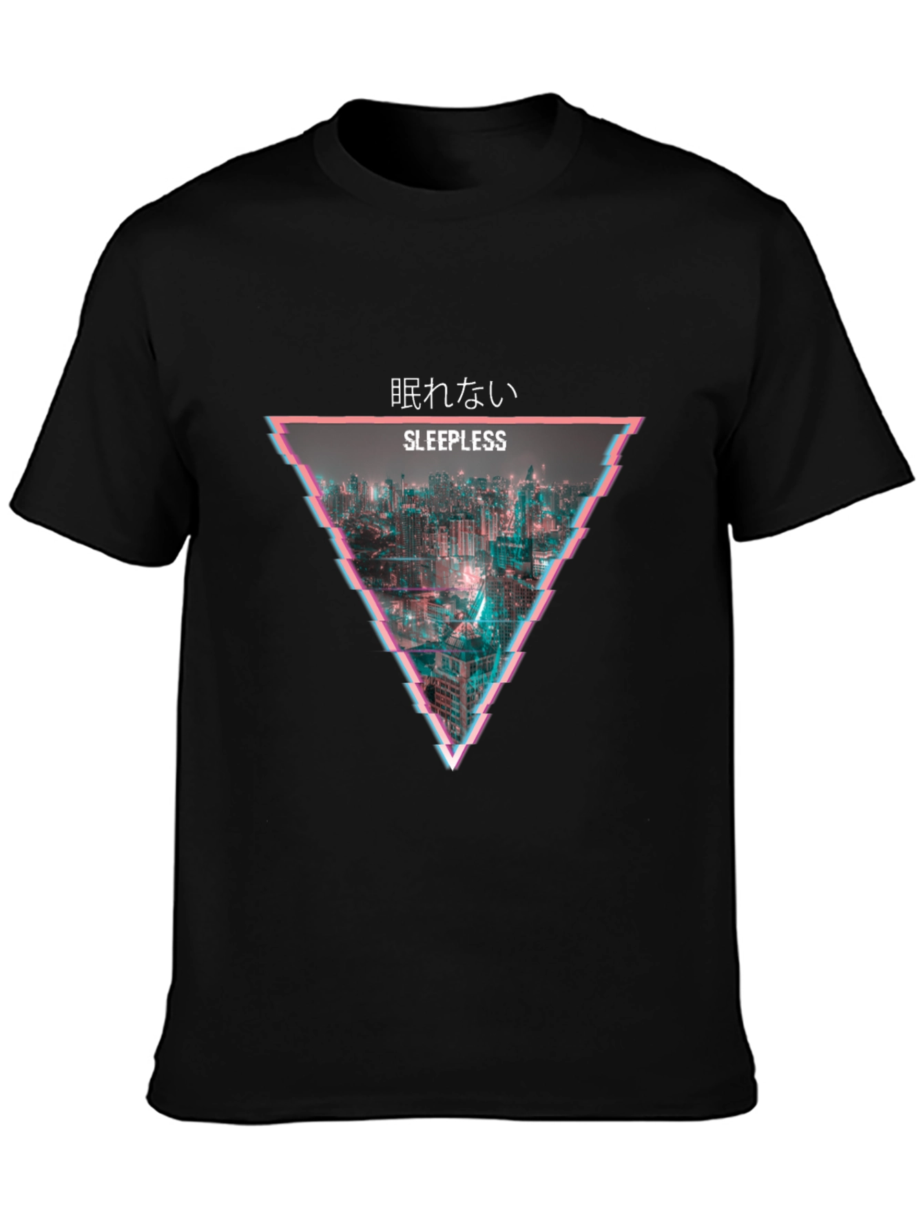 Sleepless Cityscape Graphic T-Shirt