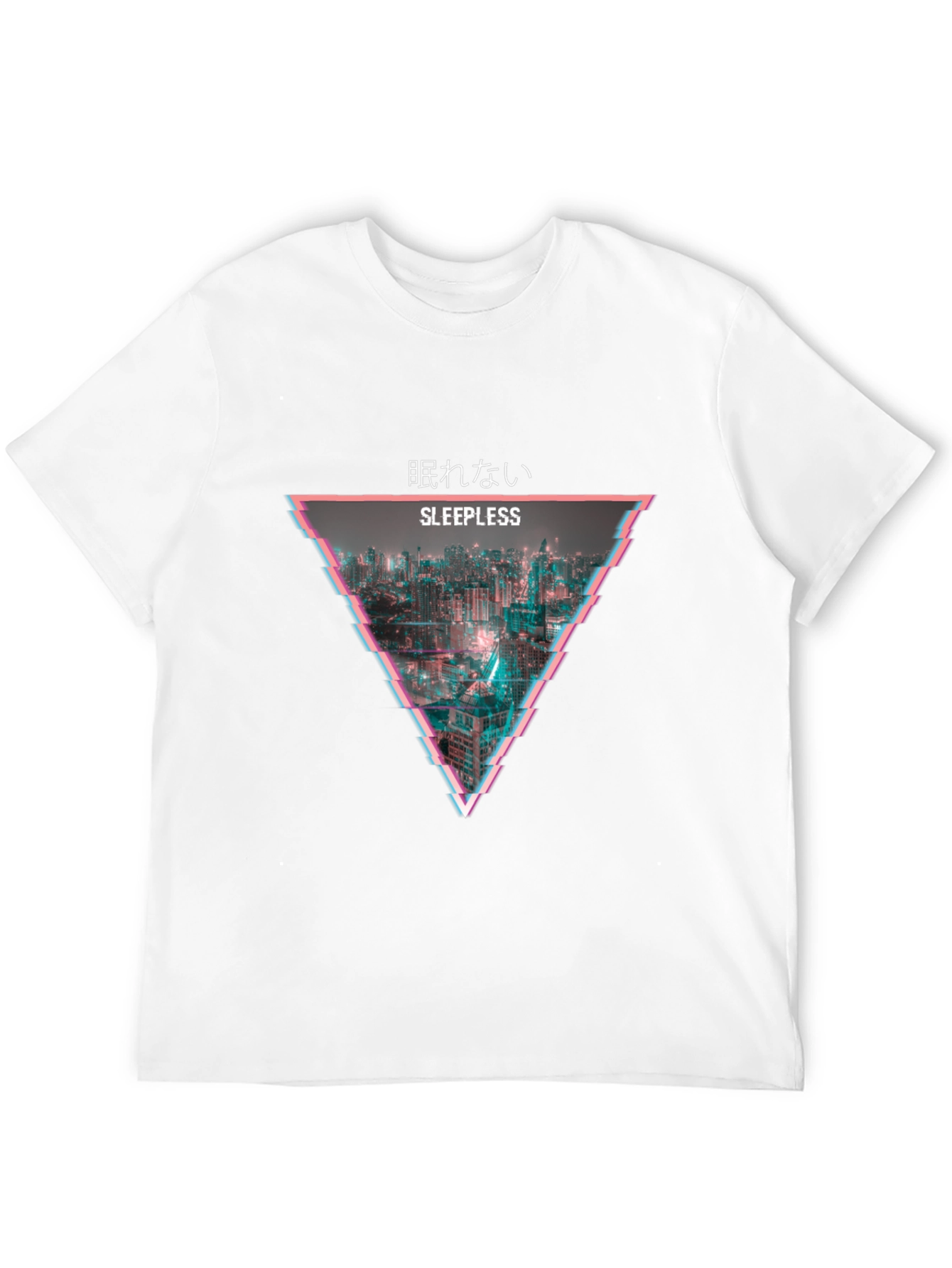 Sleepless Cityscape Graphic T-Shirt